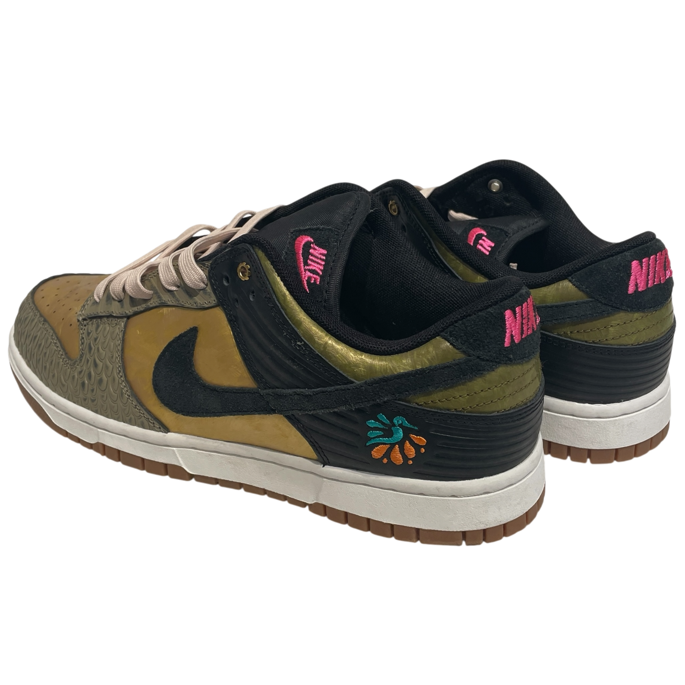 NIKE/Low-Sneakers/US 10/Leather/GLD/DIA DE MUERTOS view 2