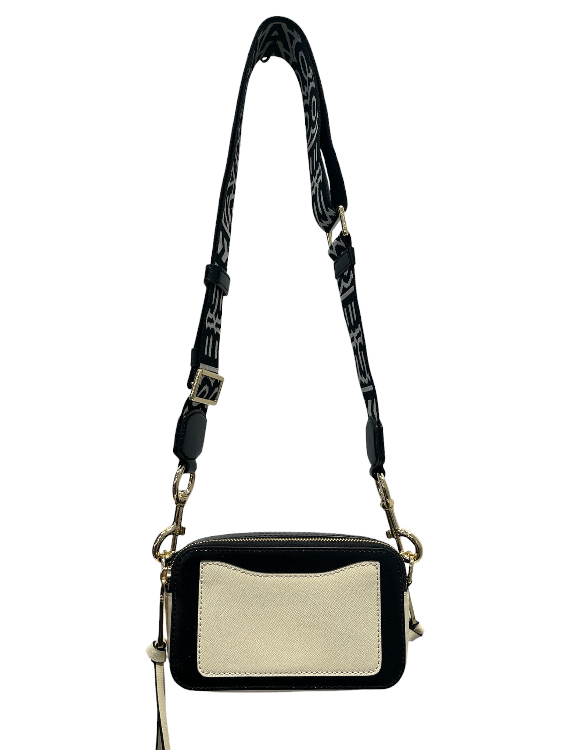 MARC BY MARC JACOBS/Cross Body Bag/Leather/CRM/snapshot shouldder bag view 2