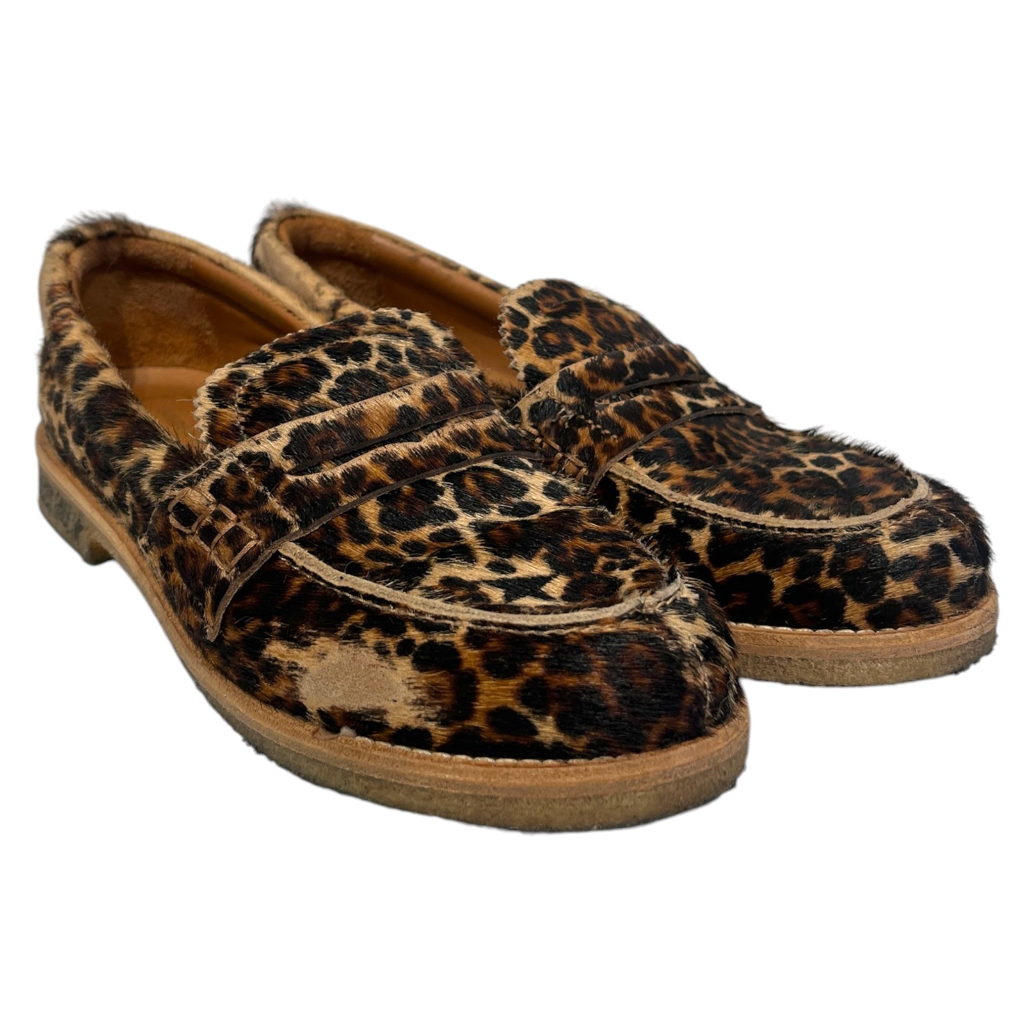 GOLDEN GOOSE/Loafers/EU 40/Leopard/BRW/PONY HAIRED LEOPARD view 1