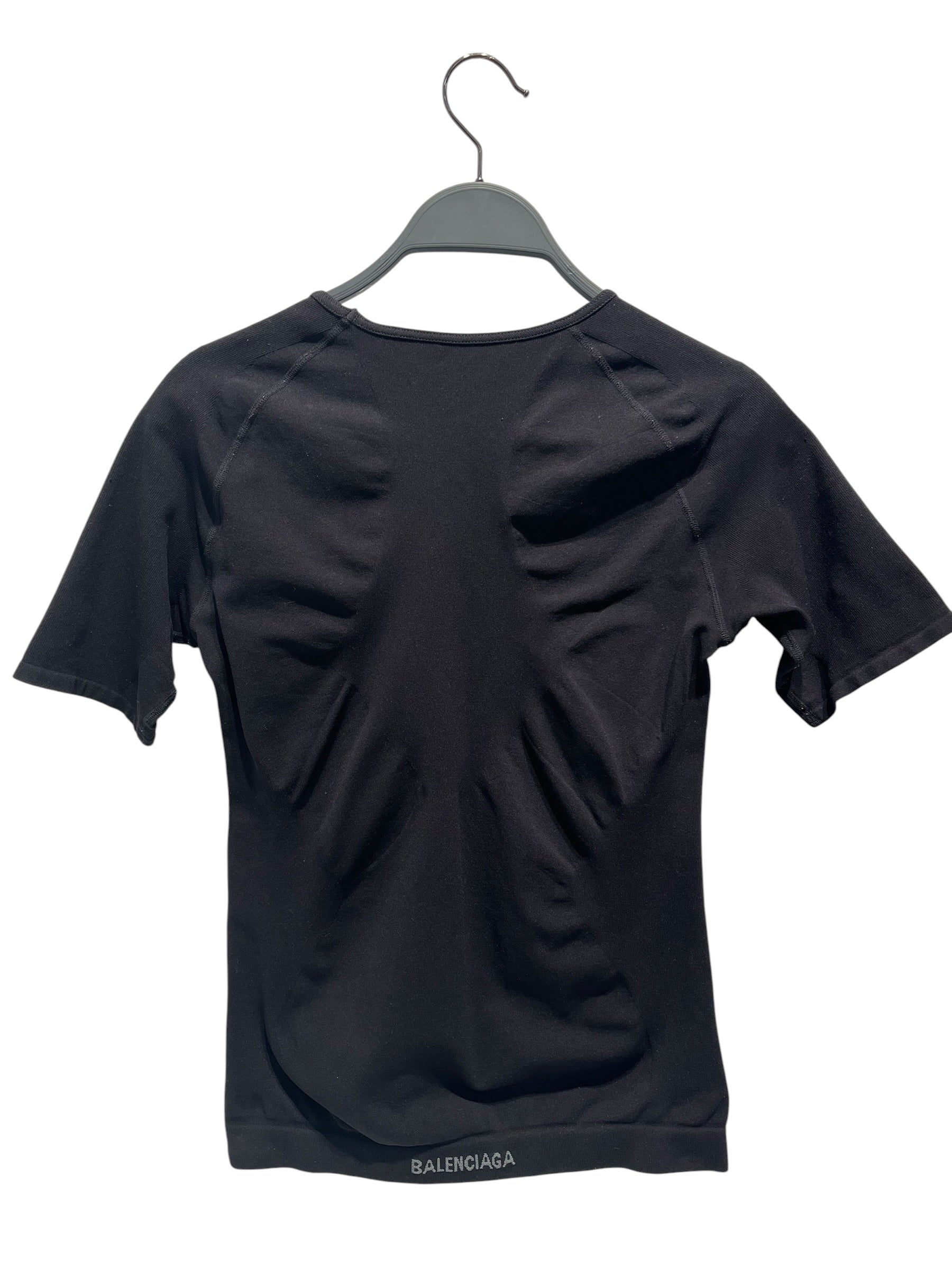 BALENCIAGA/T-Shirt/M/Cotton/BLK/STRETCHY WORKOUT view 2