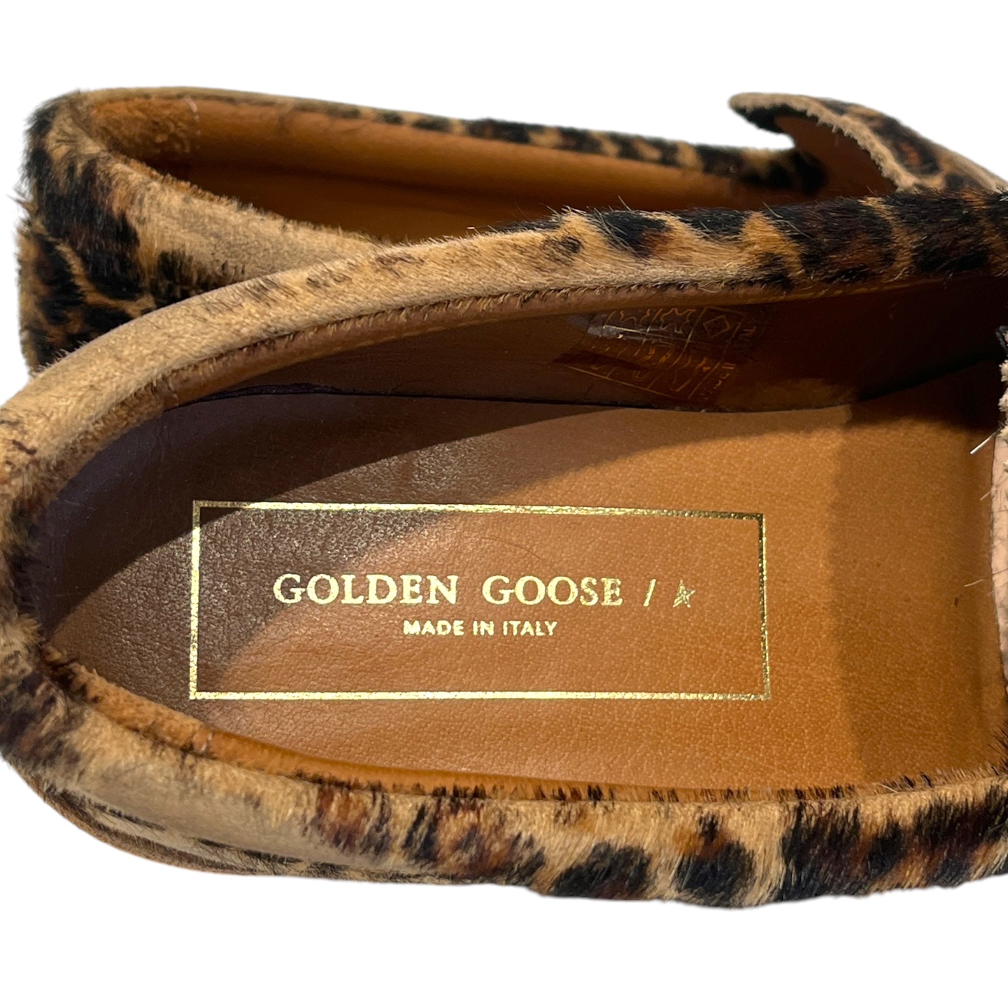 GOLDEN GOOSE/Loafers/EU 40/Leopard/BRW/PONY HAIRED LEOPARD view 3