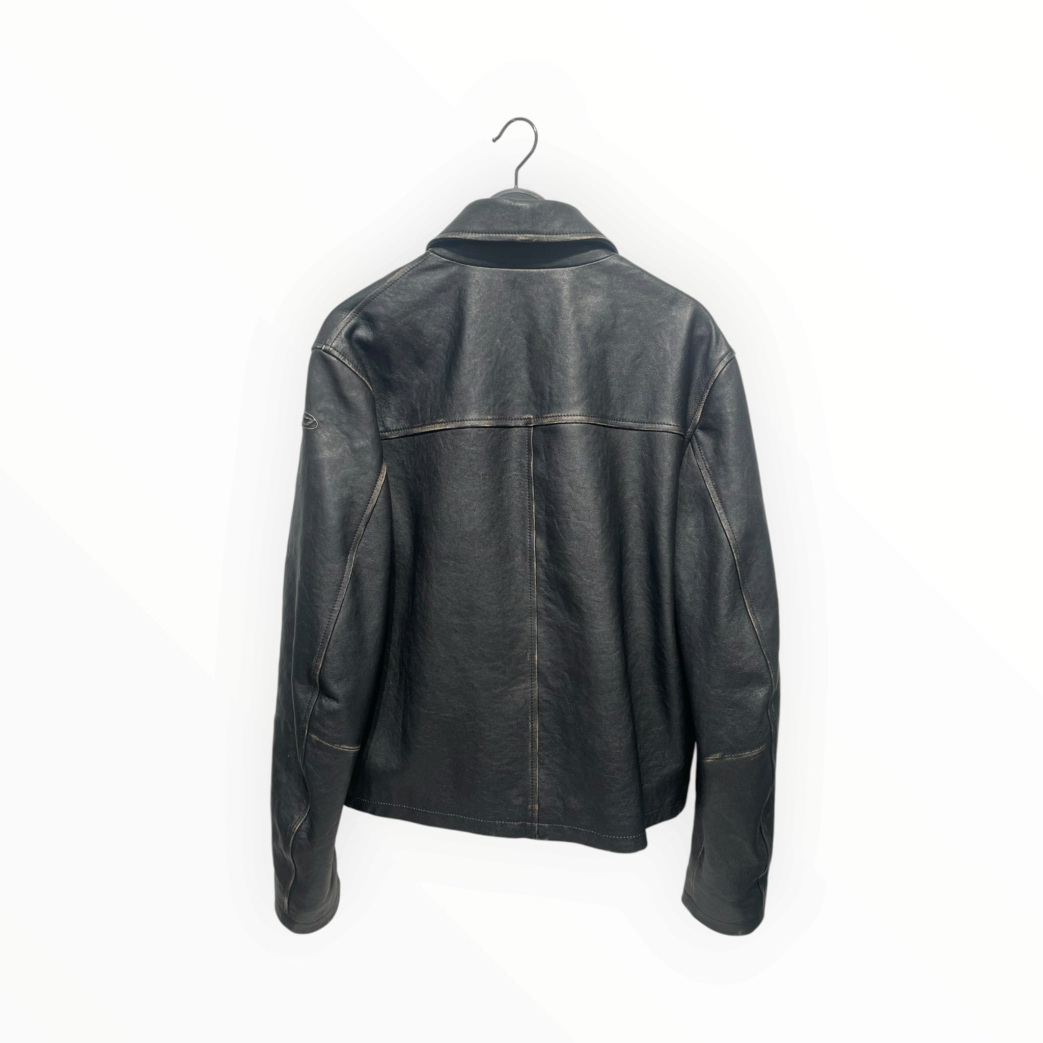 DIESEL/Leather Jkt/M/Leather/BLK/ view 2