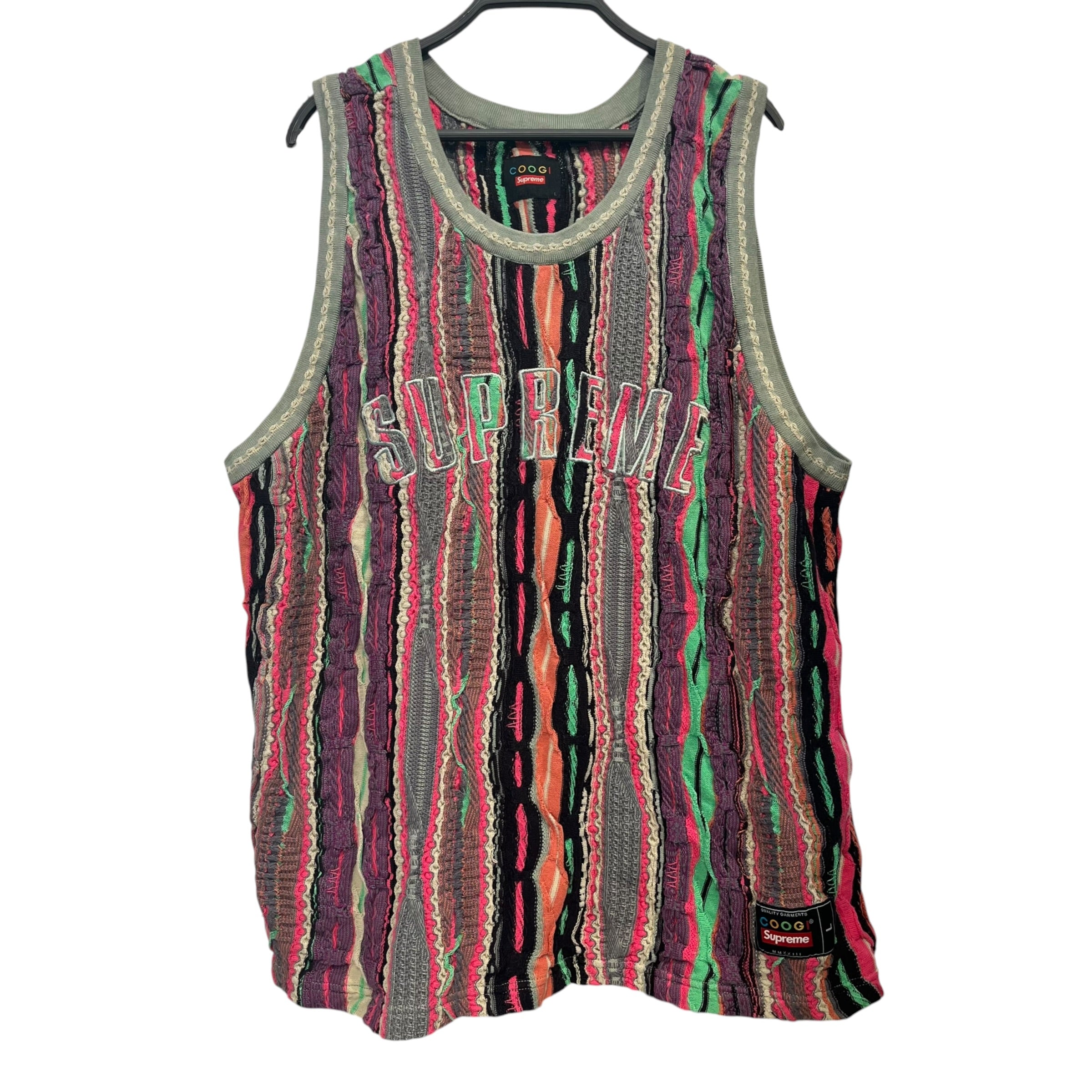Supreme/COOGI/Tank Top/L/Cotton/MLT/Stripe/ view 1