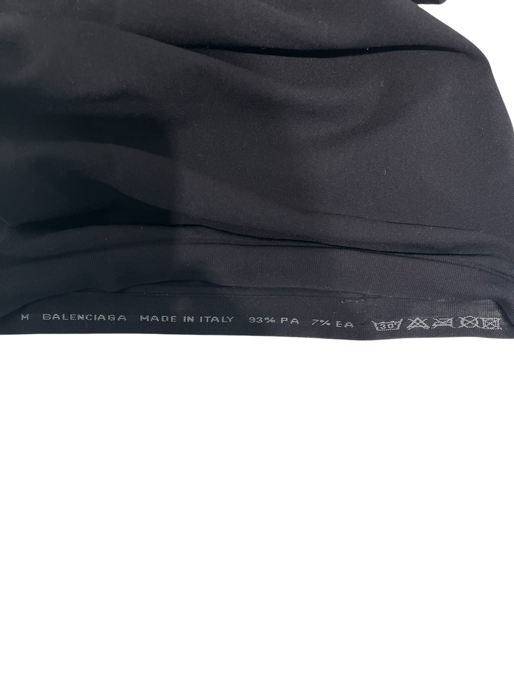 BALENCIAGA/T-Shirt/M/Cotton/BLK/STRETCHY WORKOUT view 4