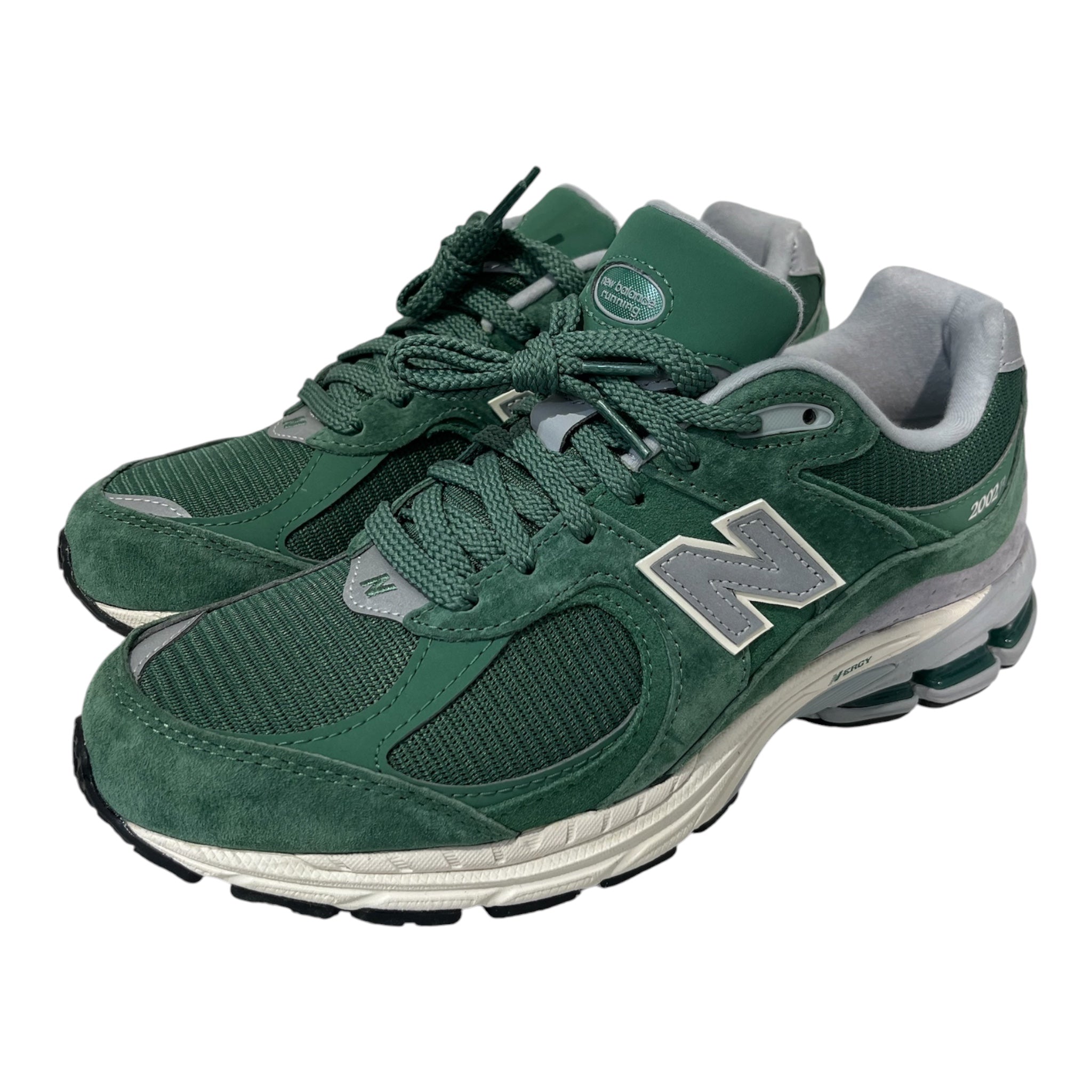 NEW BALANCE/Low-Sneakers/US 9/Suede/GRN/U-Tip/2002r jade green view 3