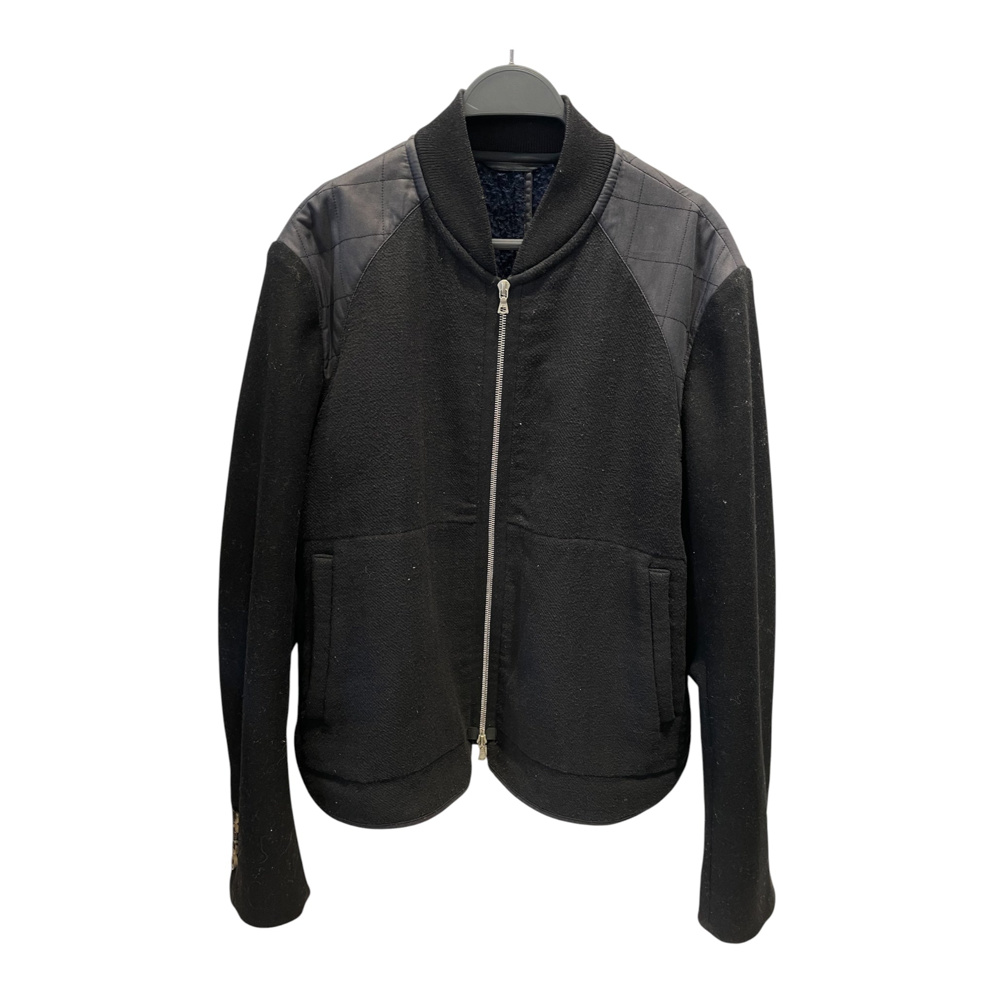 DRIES VAN NOTEN/Blouson/M/Cotton/BLK/DRIES BOMBER JACKET view 1