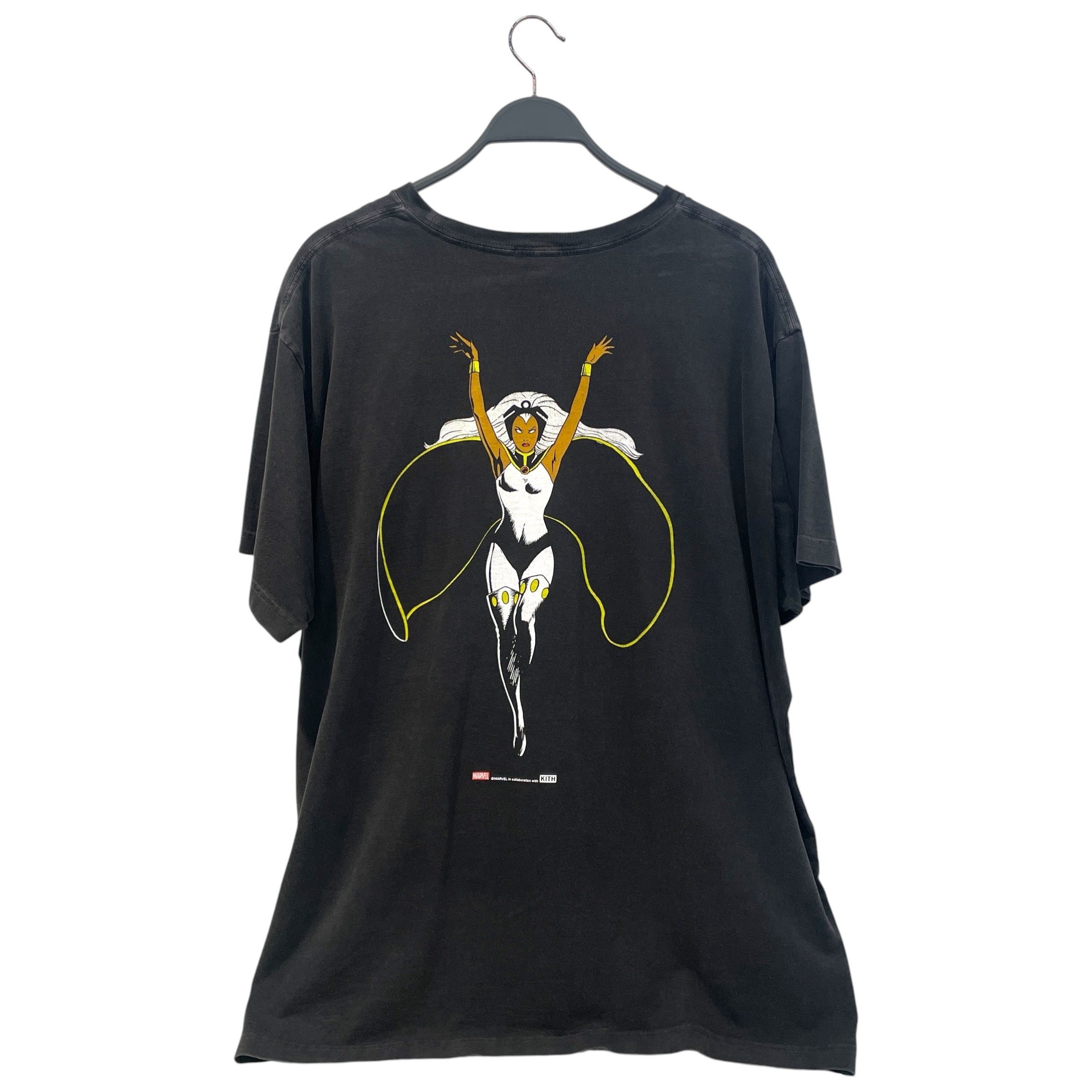 KITH/MARVEL/T-Shirt/XXL/Cotton/BLK/storm view 2