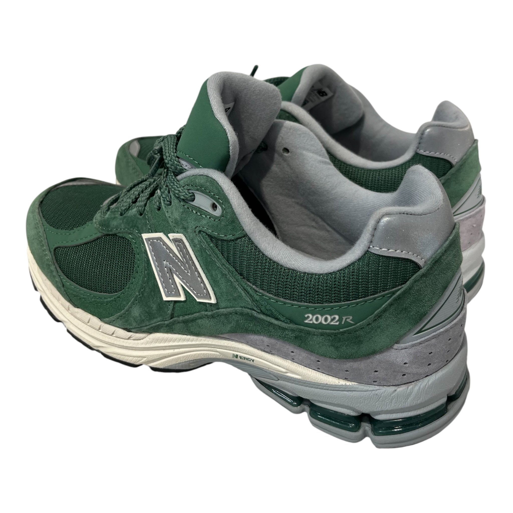NEW BALANCE/Low-Sneakers/US 9/Suede/GRN/U-Tip/2002r jade green view 2
