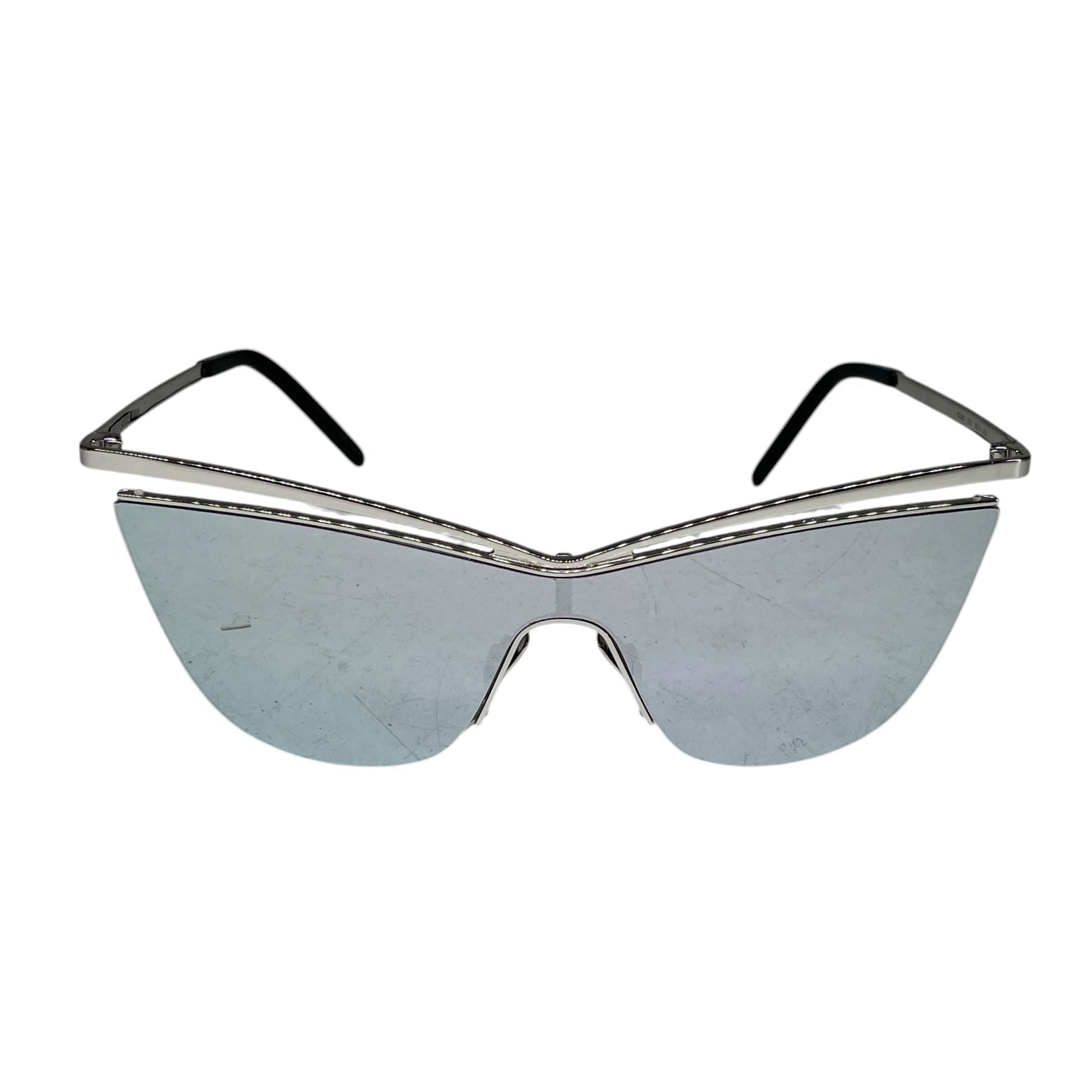 SAINT LAURENT/Sunglasses/Metal/SLV/R2UJG07 METAL W BLACK ARMS view 1