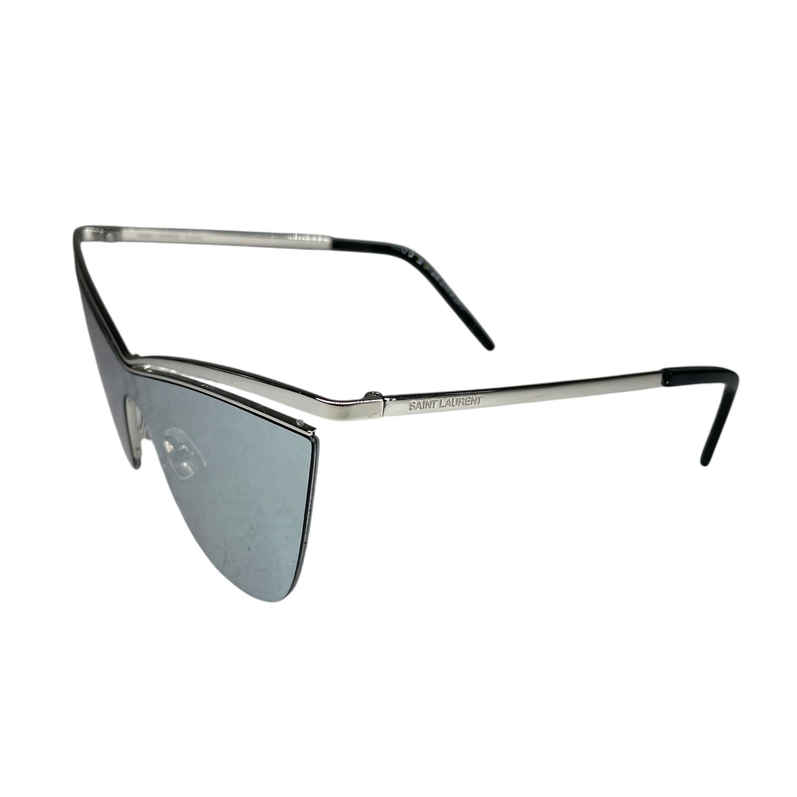 SAINT LAURENT/Sunglasses/Metal/SLV/R2UJG07 METAL W BLACK ARMS view 2
