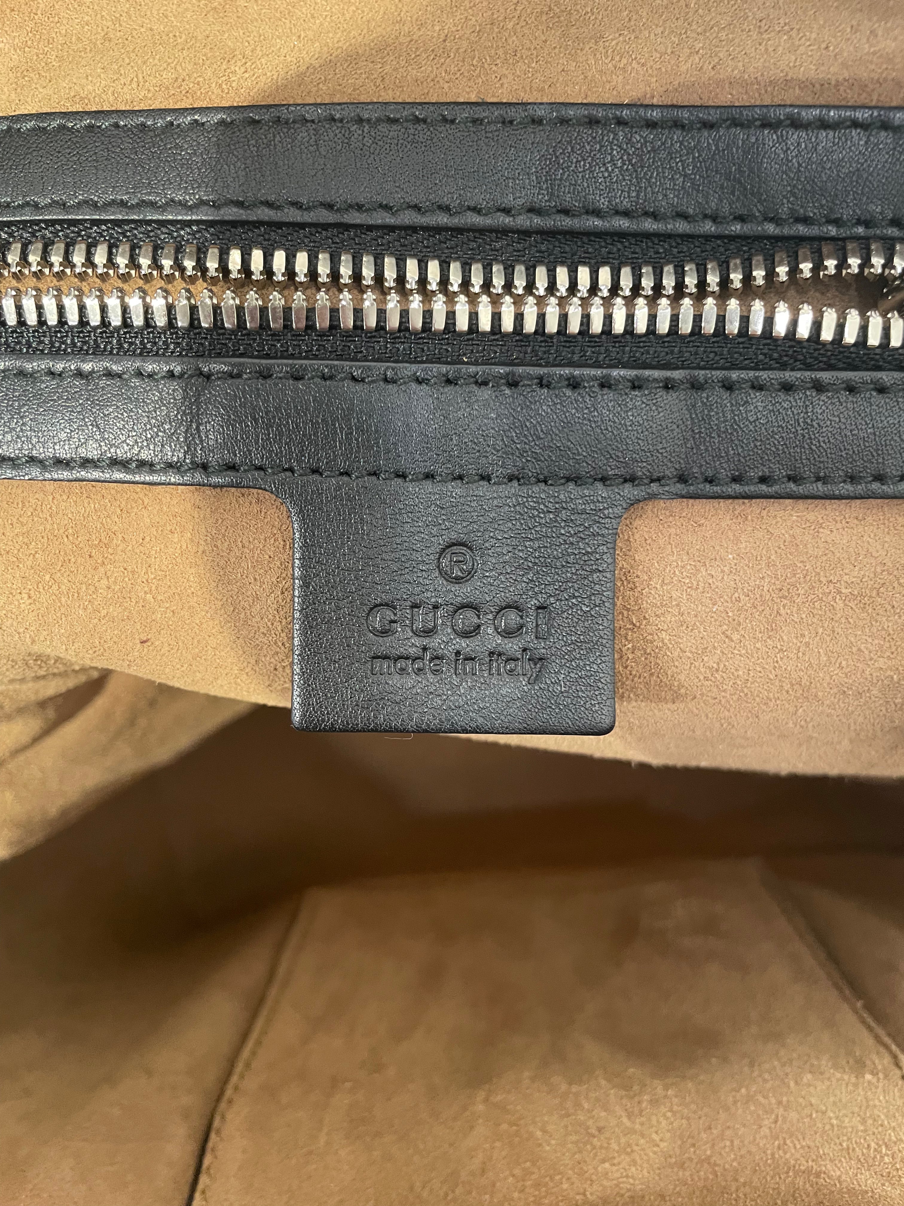 GUCCI/Backpack/Monogram/Leather/KHK/SUPREME BEADED SKY view 4