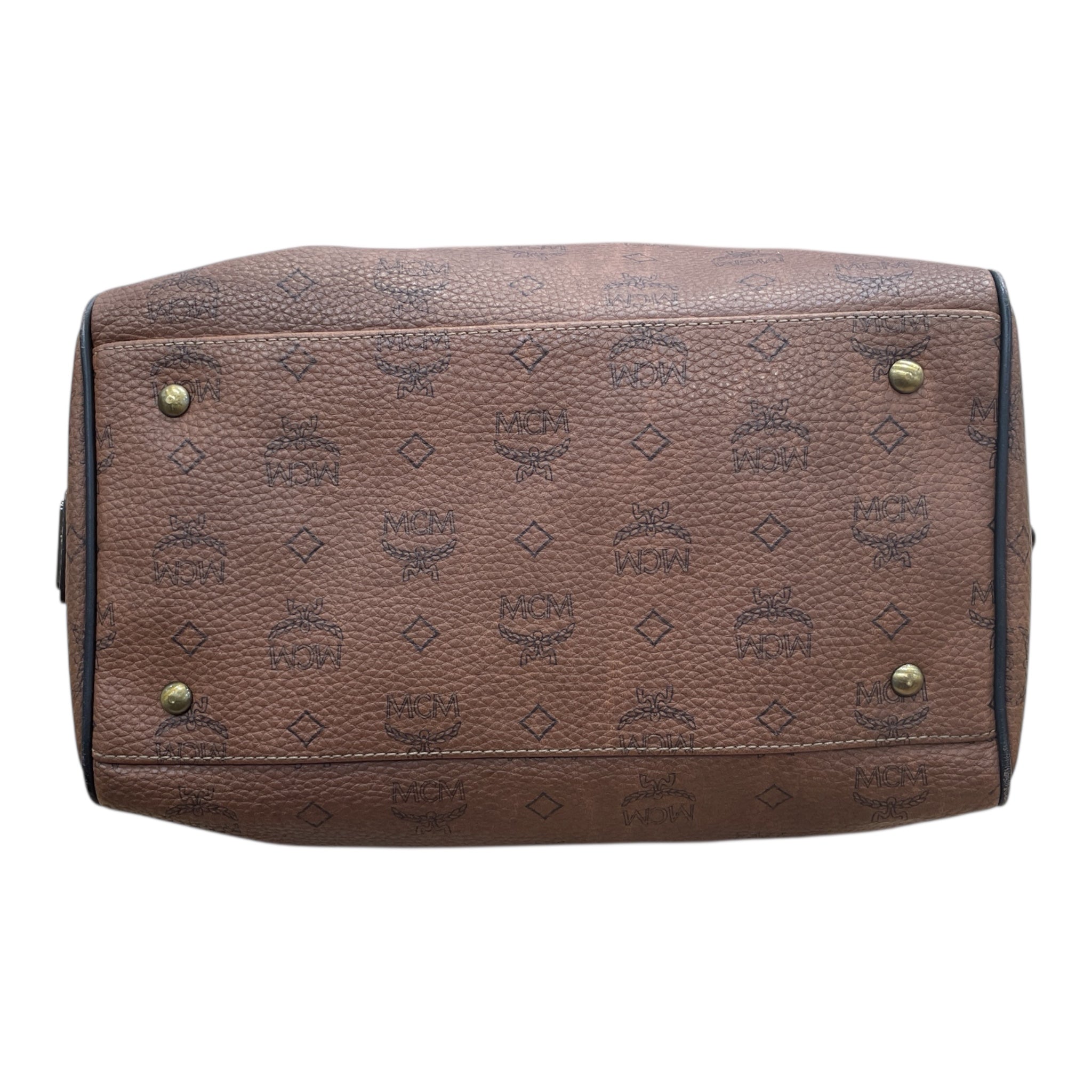 MCM/Boston Bag/Leather/BRW/ view 3