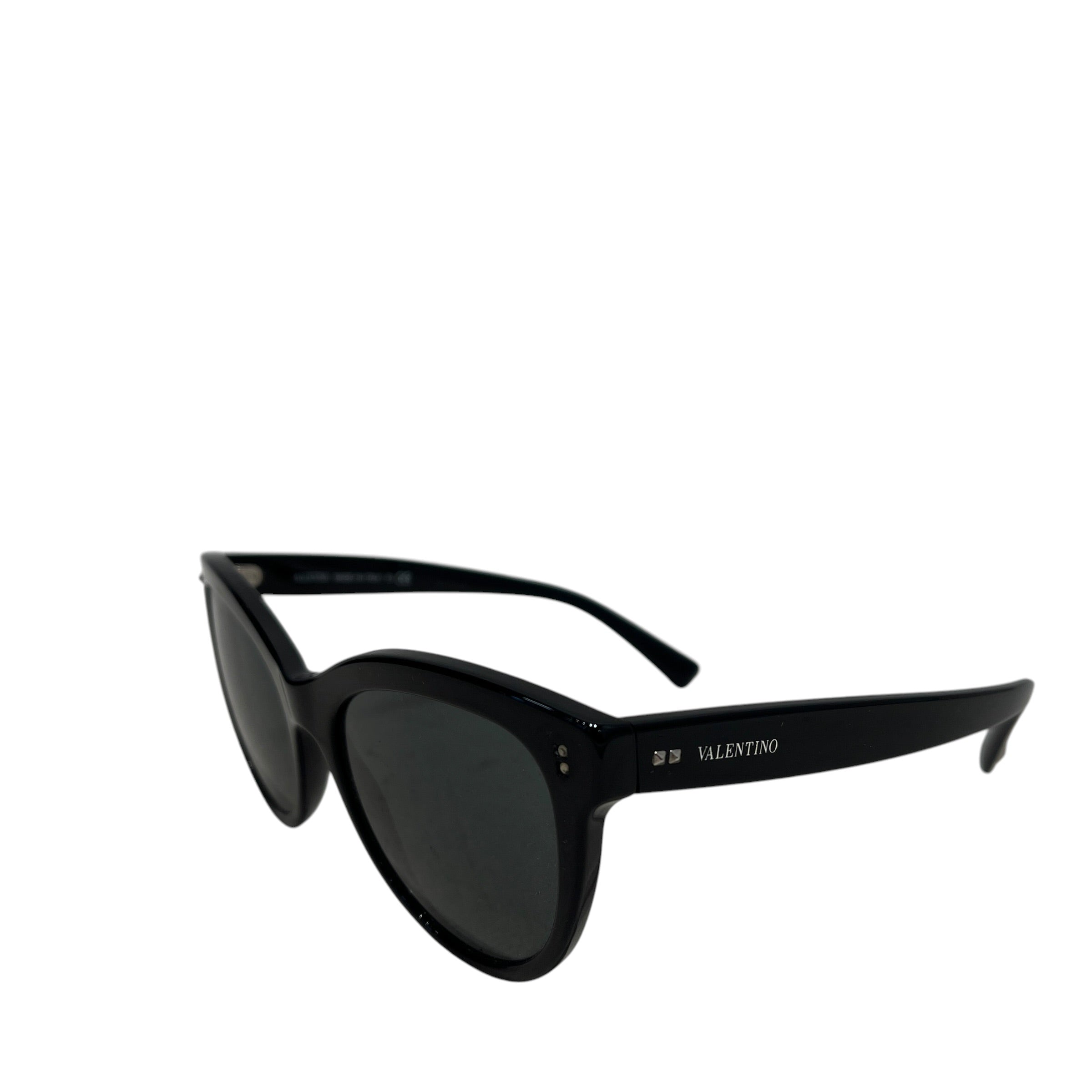 VALENTINO/Sunglasses/Plastic/BLK/CATEYE VA 4013 BLACK GLASSES view 2