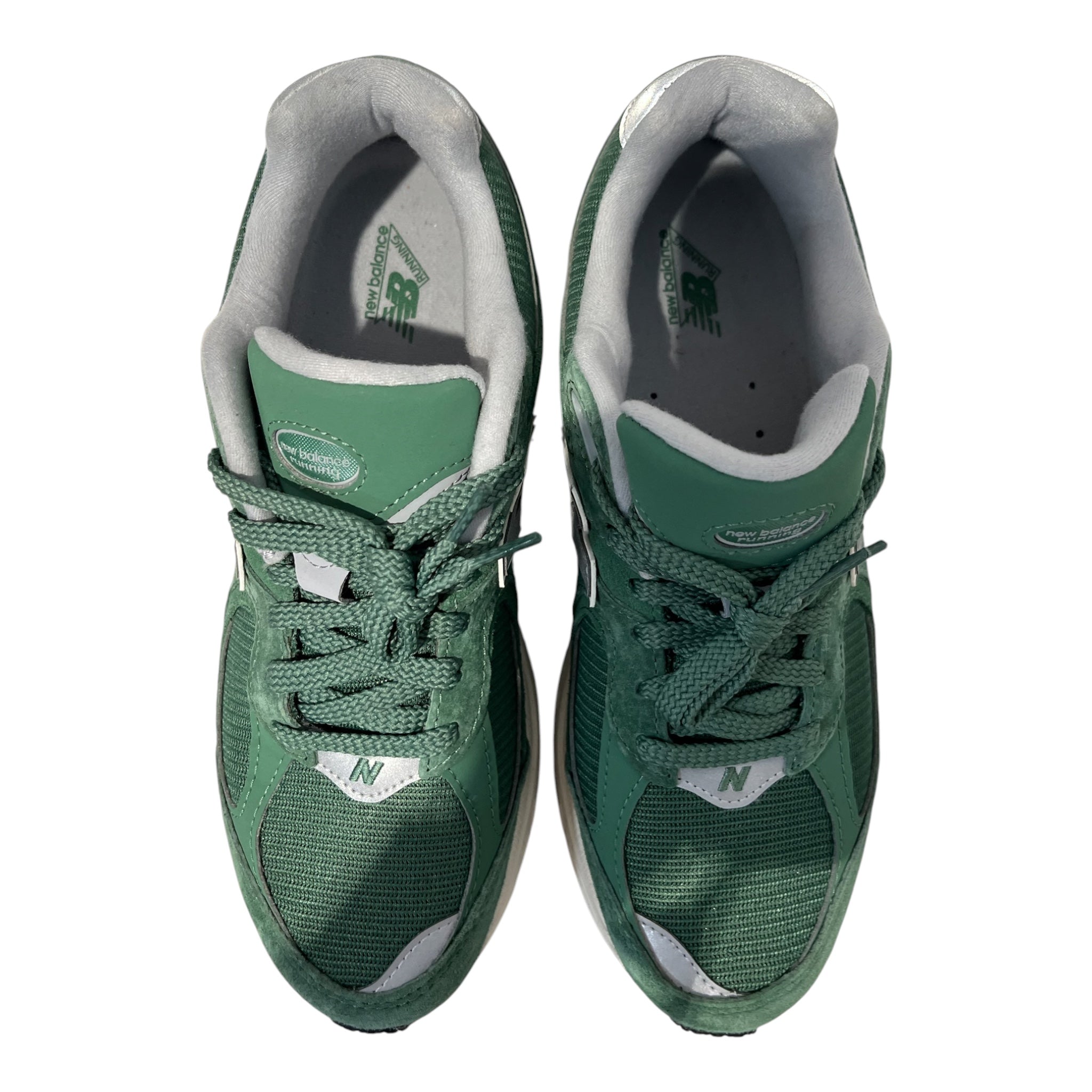 NEW BALANCE/Low-Sneakers/US 9/Suede/GRN/U-Tip/2002r jade green view 7