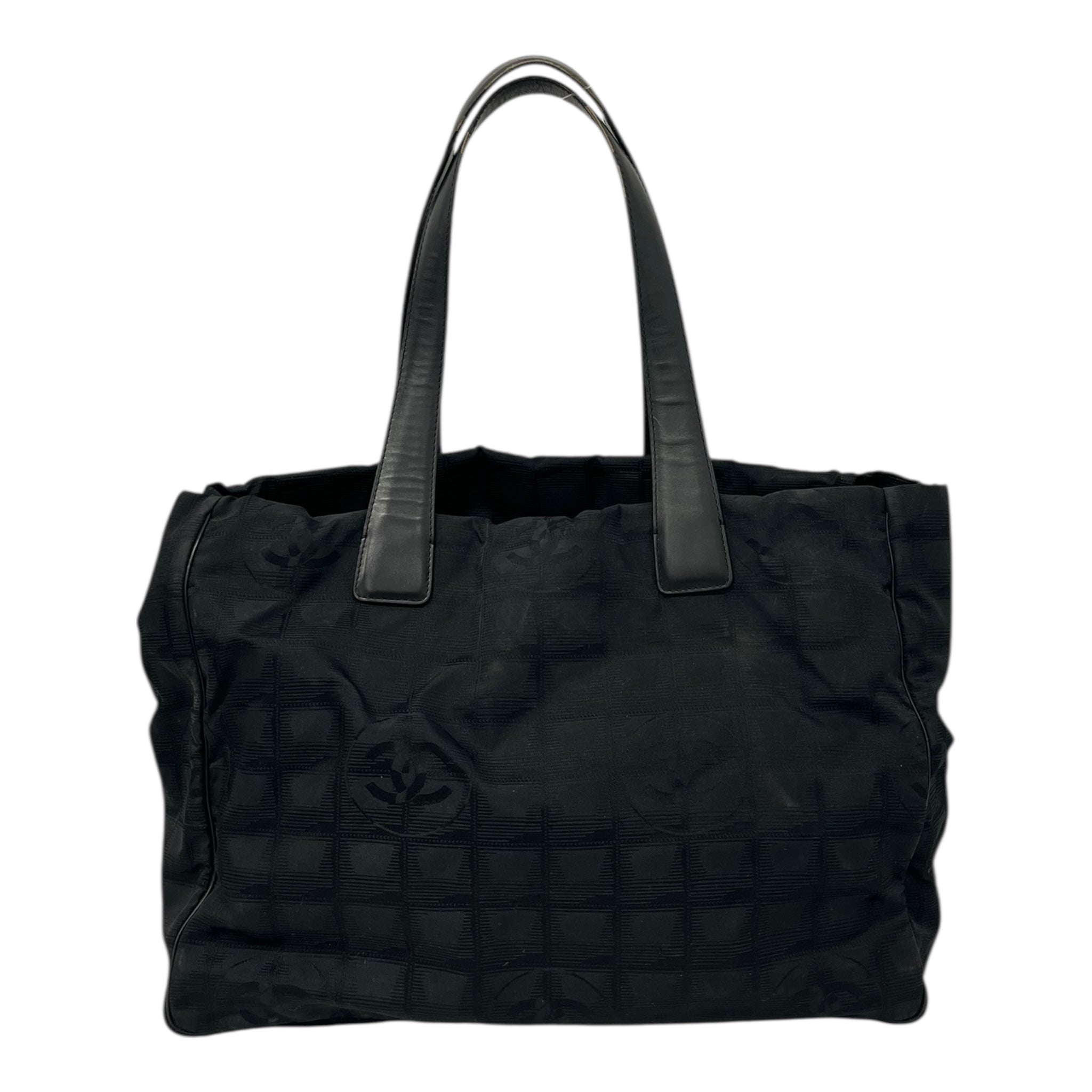 CHANEL/Bag/Monogram/Nylon/BLK/CANVAS TRAVEL LINE view 1