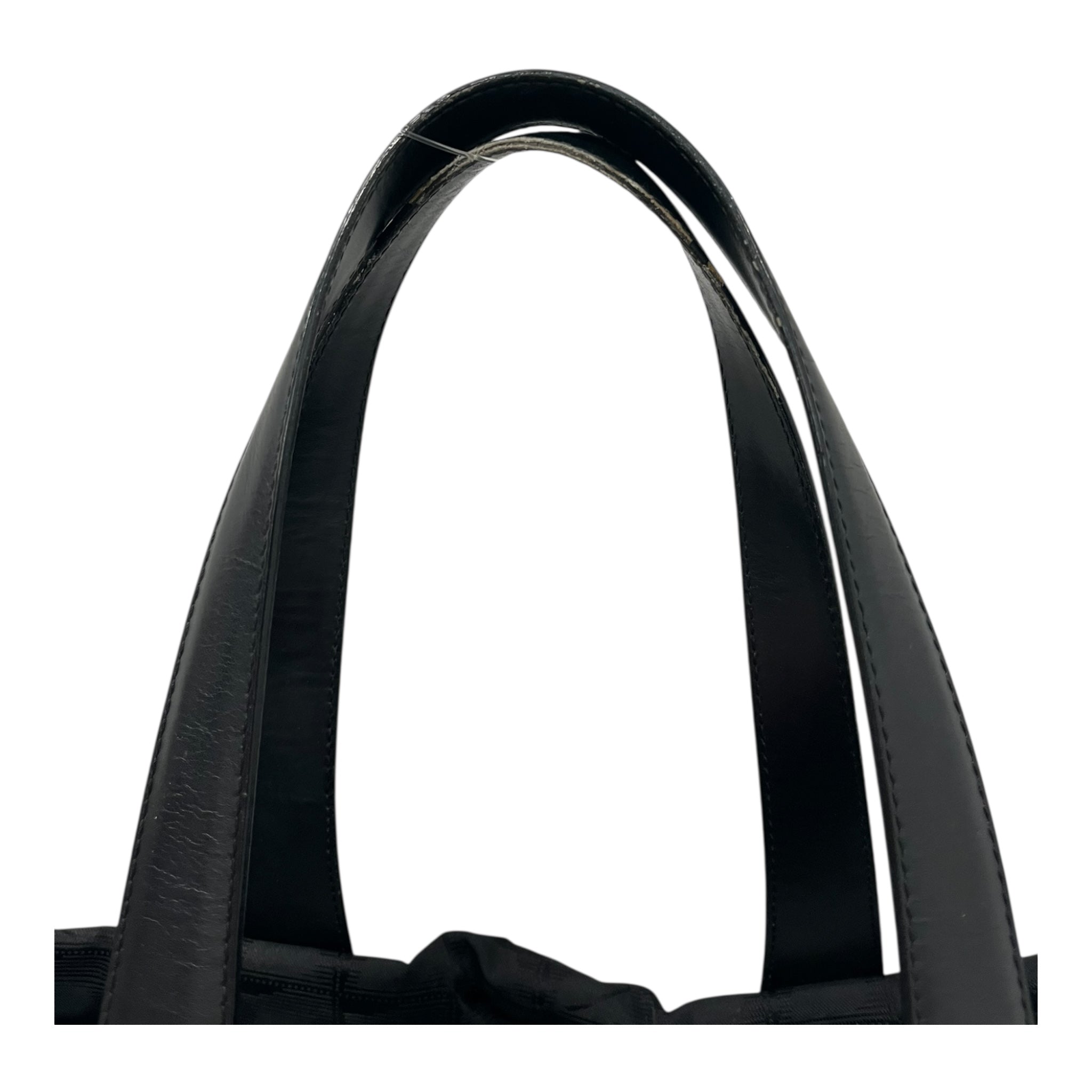 CHANEL/Bag/Monogram/Nylon/BLK/CANVAS TRAVEL LINE view 4