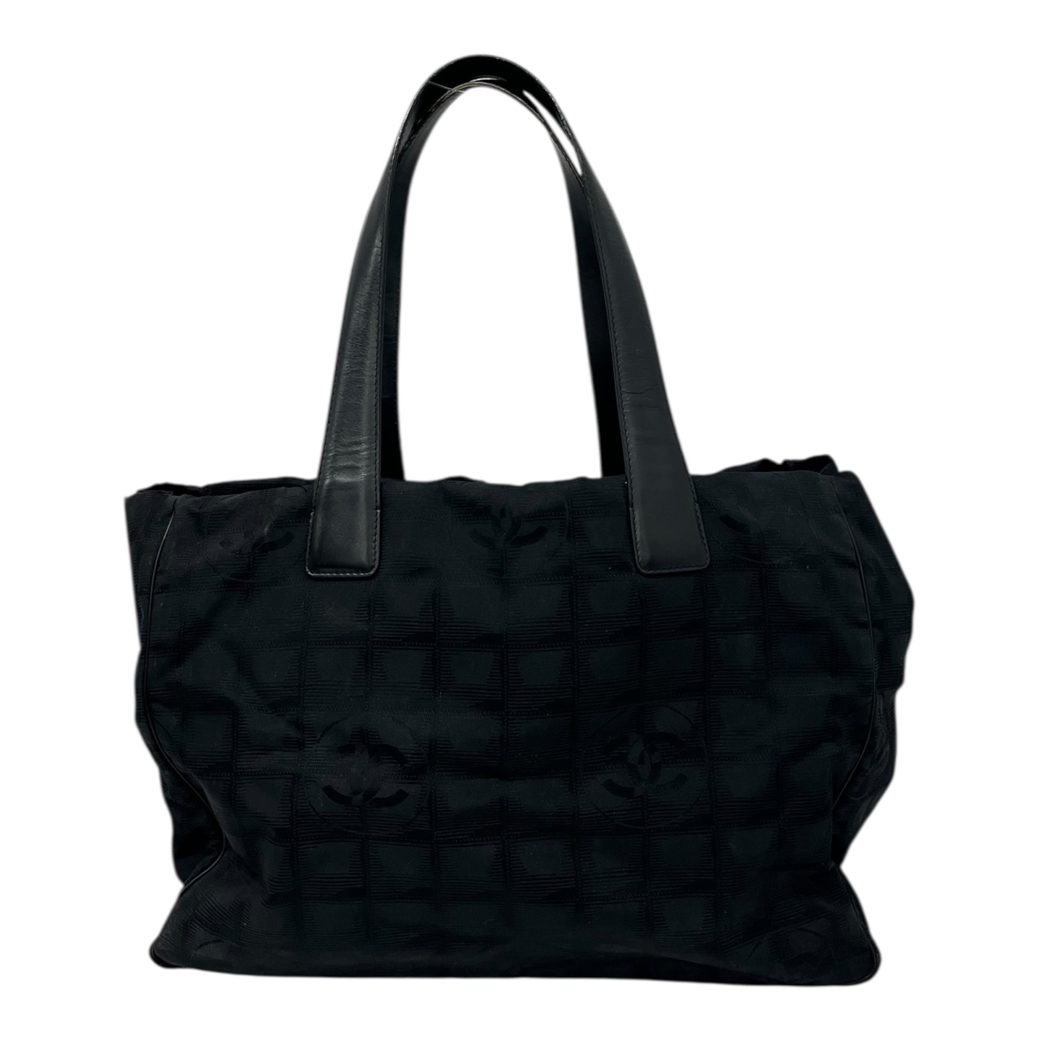 CHANEL/Bag/Monogram/Nylon/BLK/CANVAS TRAVEL LINE view 2