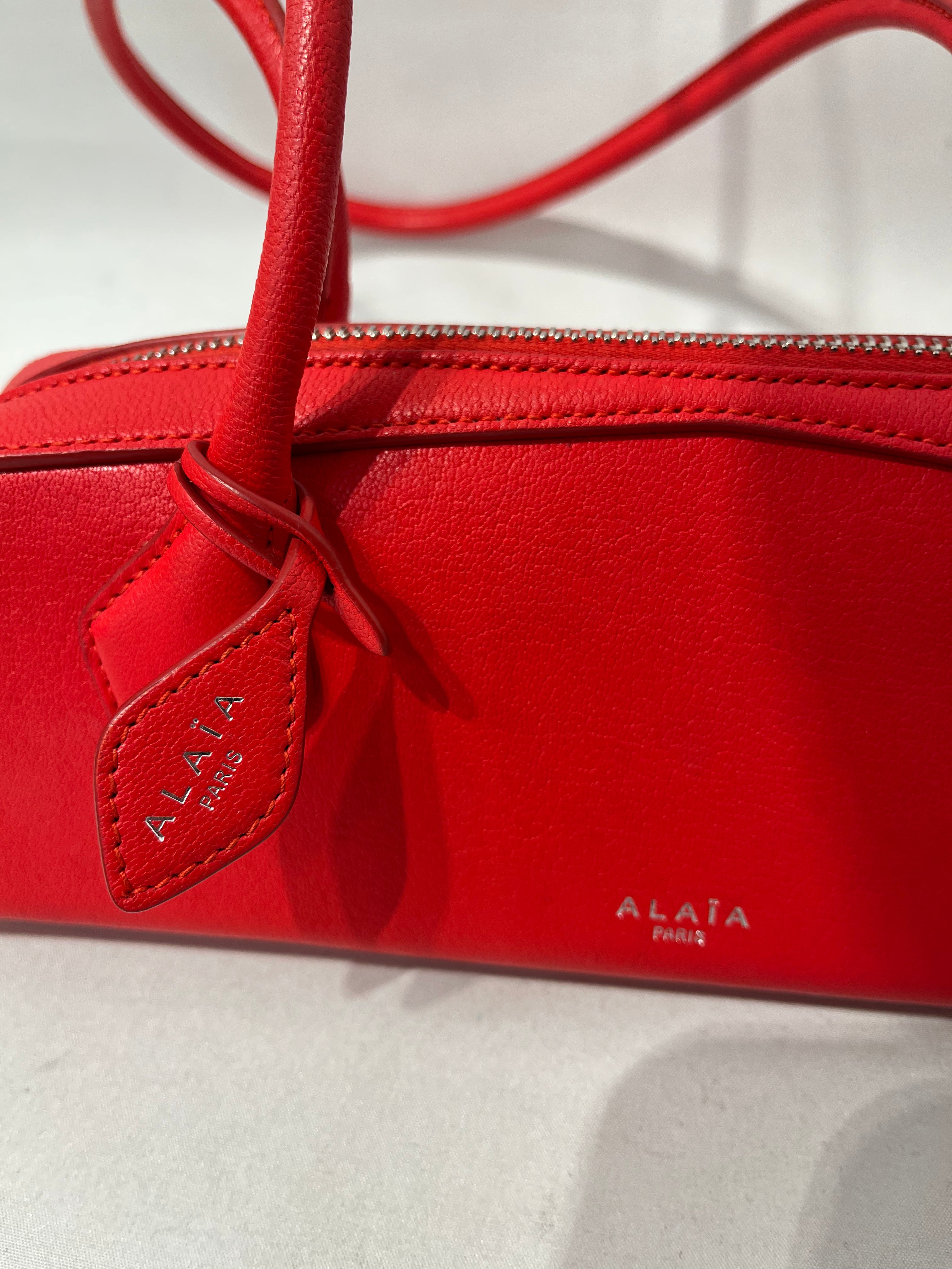 ALAIA/Bag/Leather/RED/LE TECKEL view 6