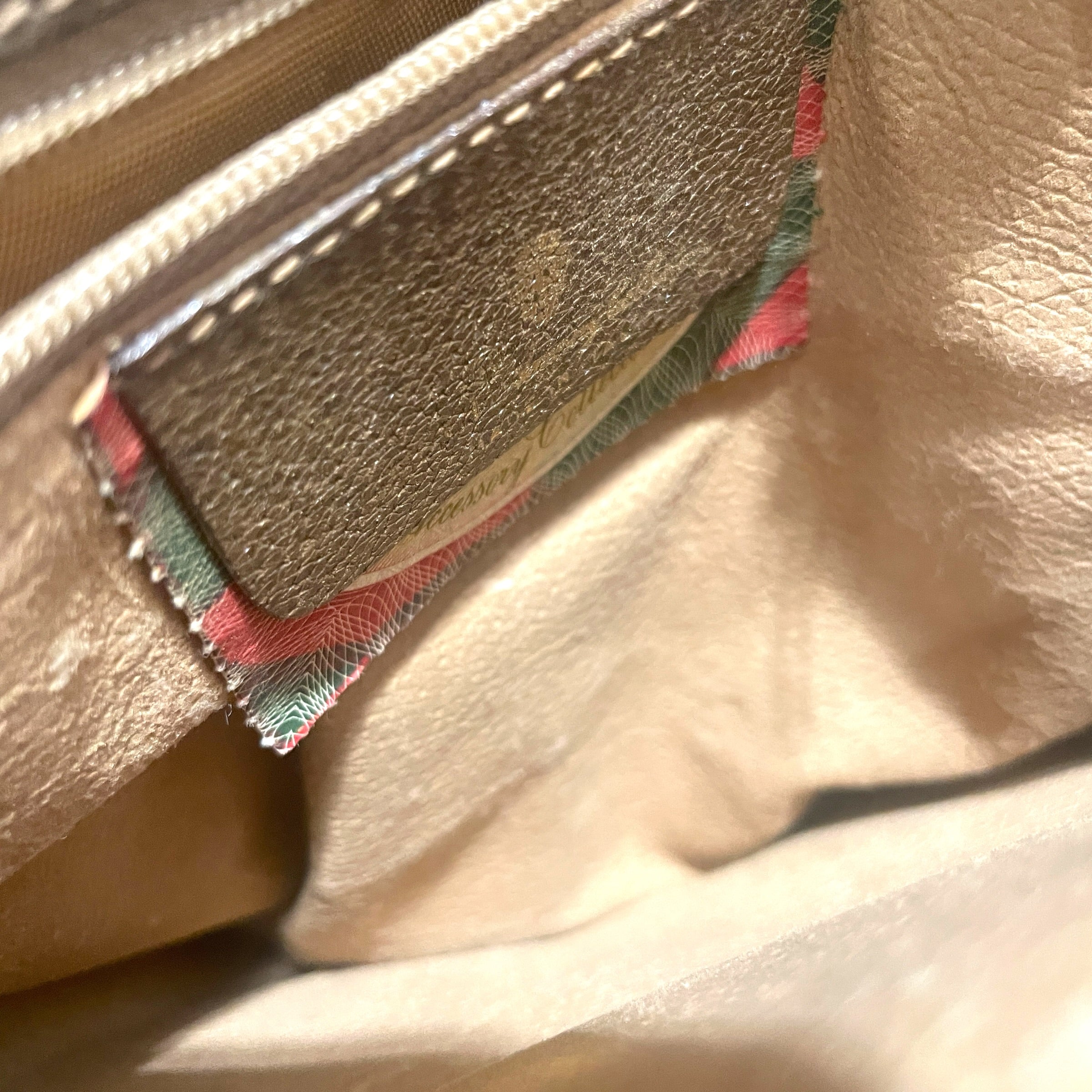 GUCCI/Hand Bag/Monogram/Leather/BRW/GG Supreme Messenger Bag view 7