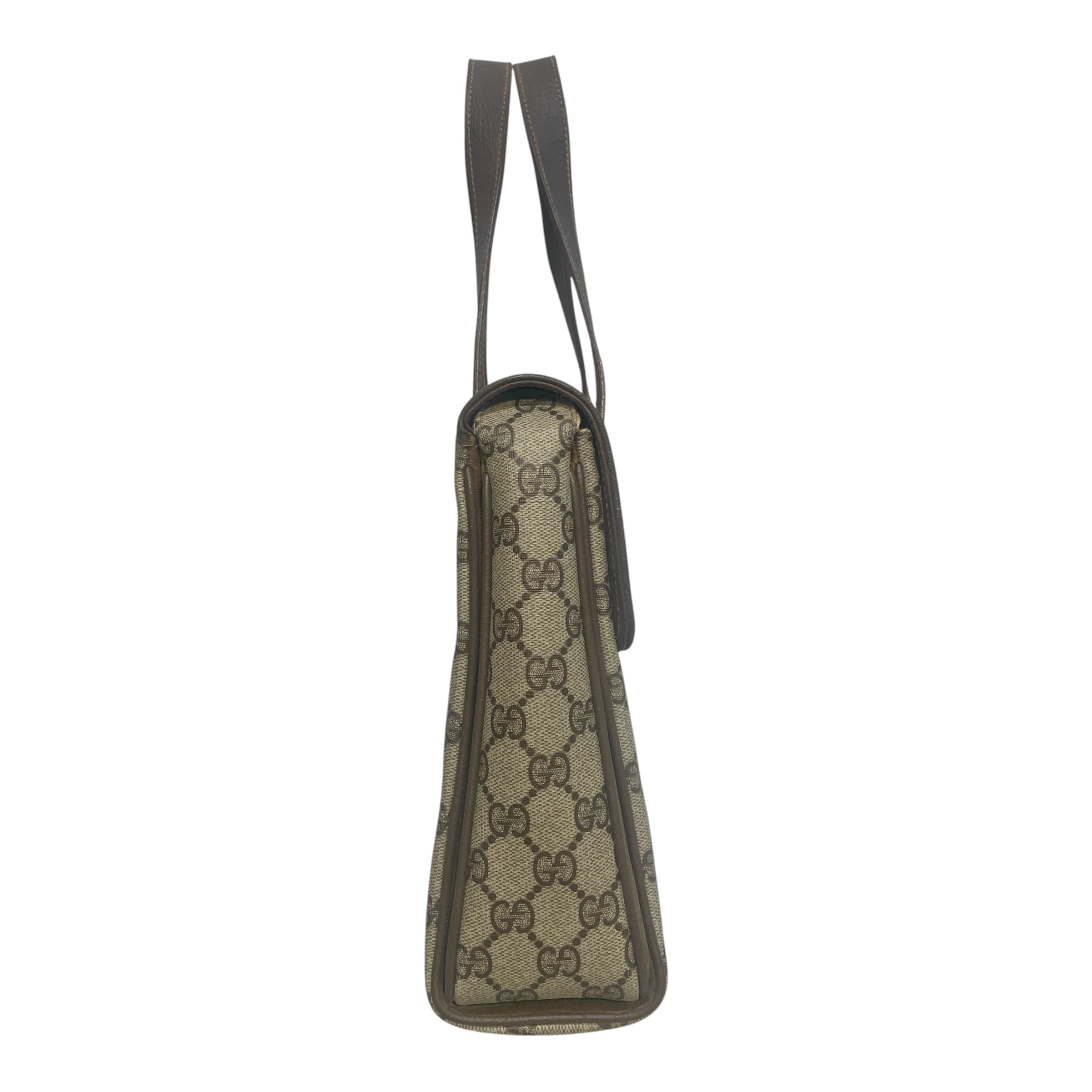 GUCCI/Hand Bag/Monogram/Leather/BRW/GG Supreme Messenger Bag view 2