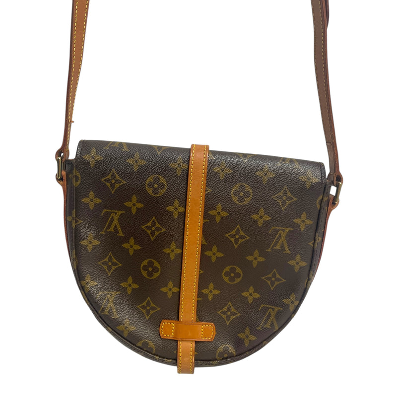 LOUIS VUITTON/Cross Body Bag/Monogram/Leather/BRW/Chantilly GM Crossbody 8910VI