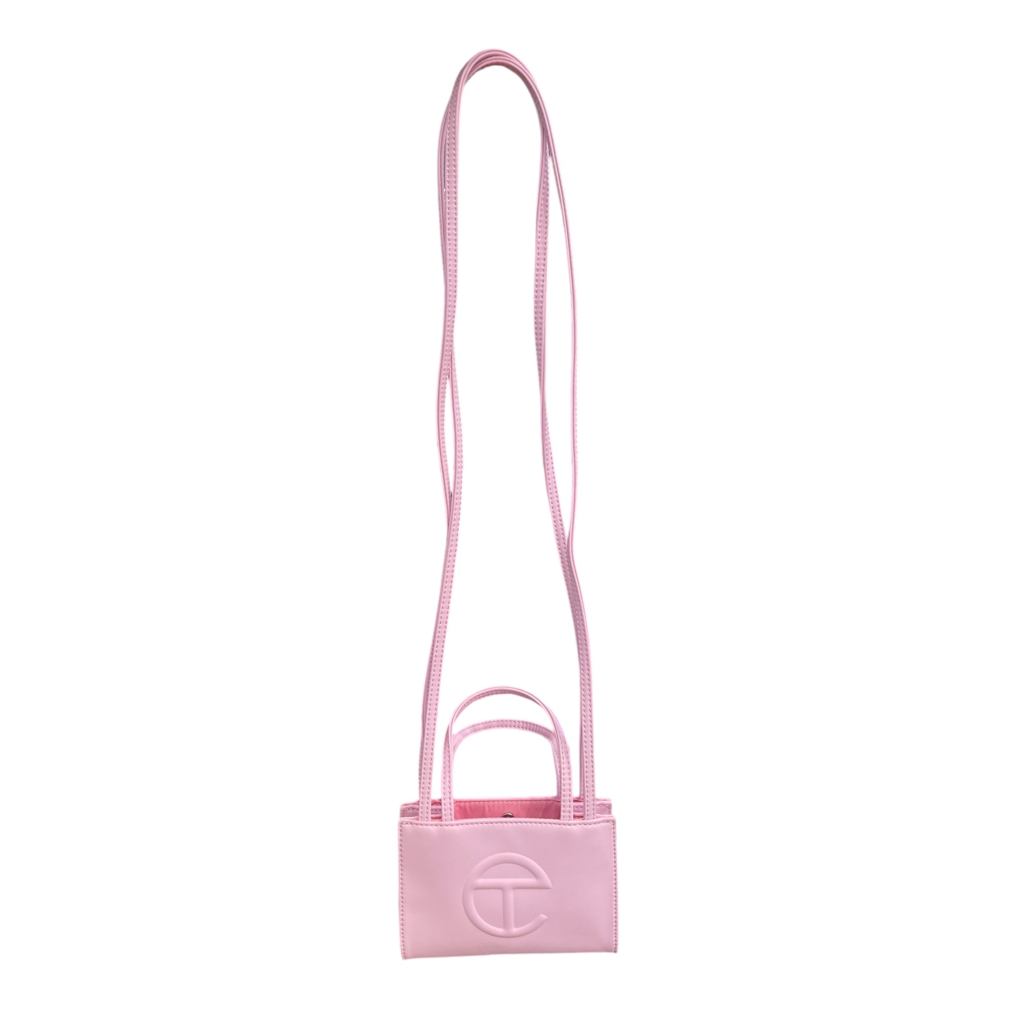 Telfar/Hand Bag/Leather/PNK/mini telfar view 3