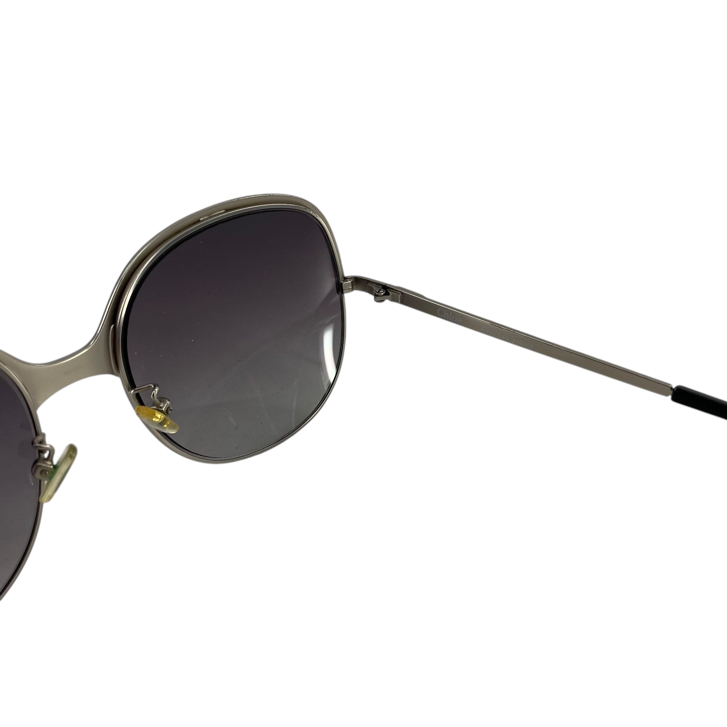 Chloe/Sunglasses/Metal/BLK/CL2244A/SLV/LOGO ON ARMS view 3