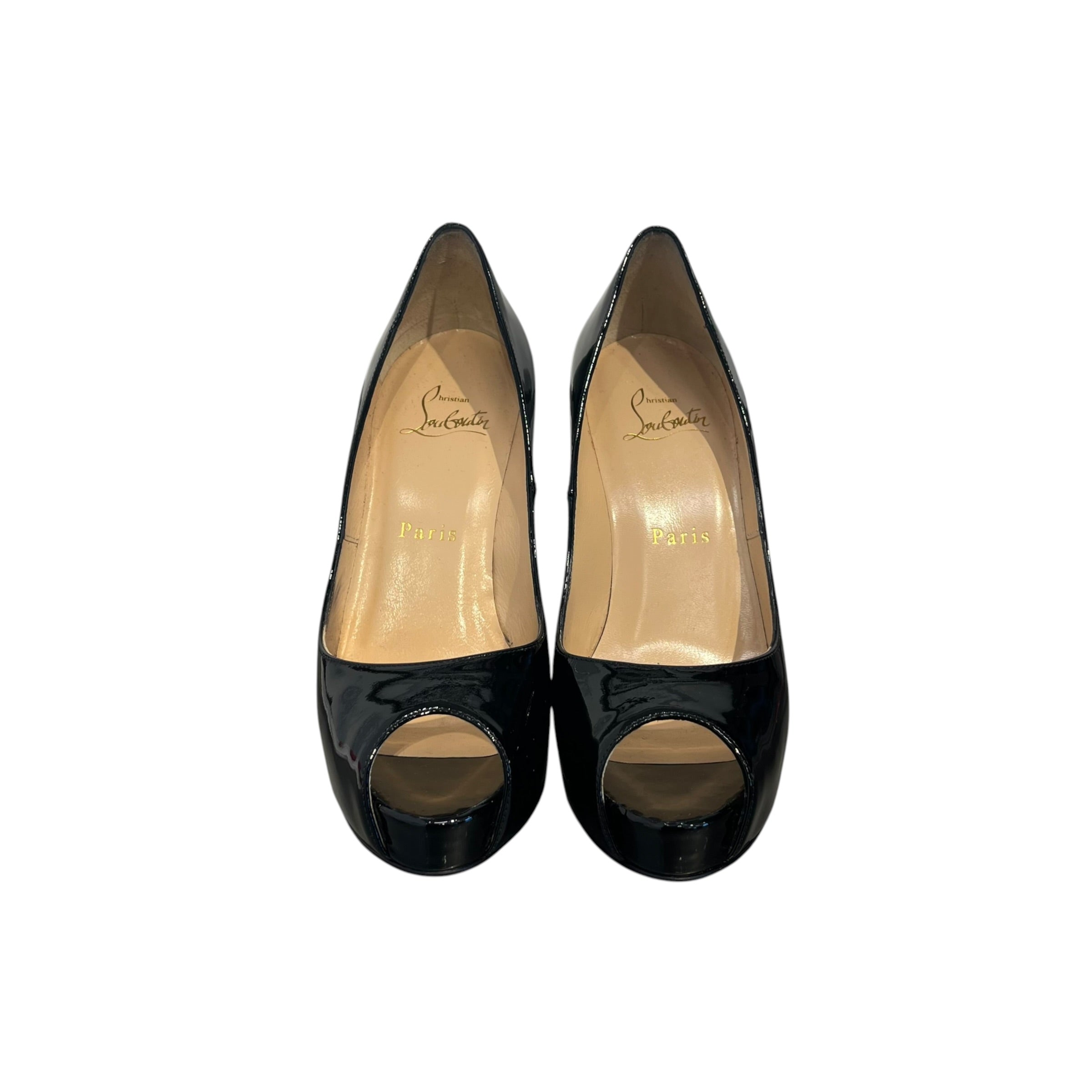 Christian Louboutin/Heels/EU 36.5/Leather/BLK/VERY PRIVE PATENT view 2