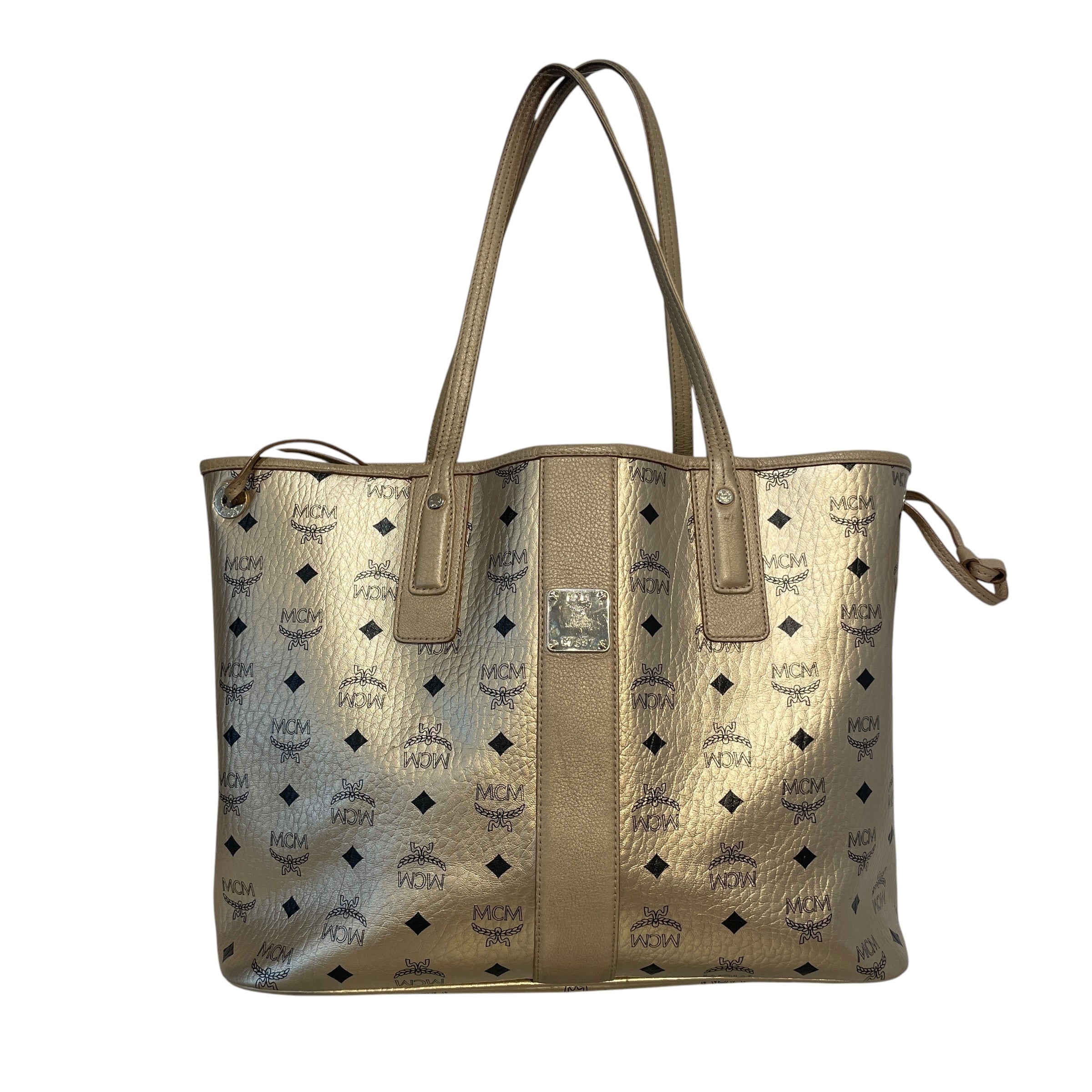 MCM/Tote Bag/Monogram/Leather/GLD/ view 1