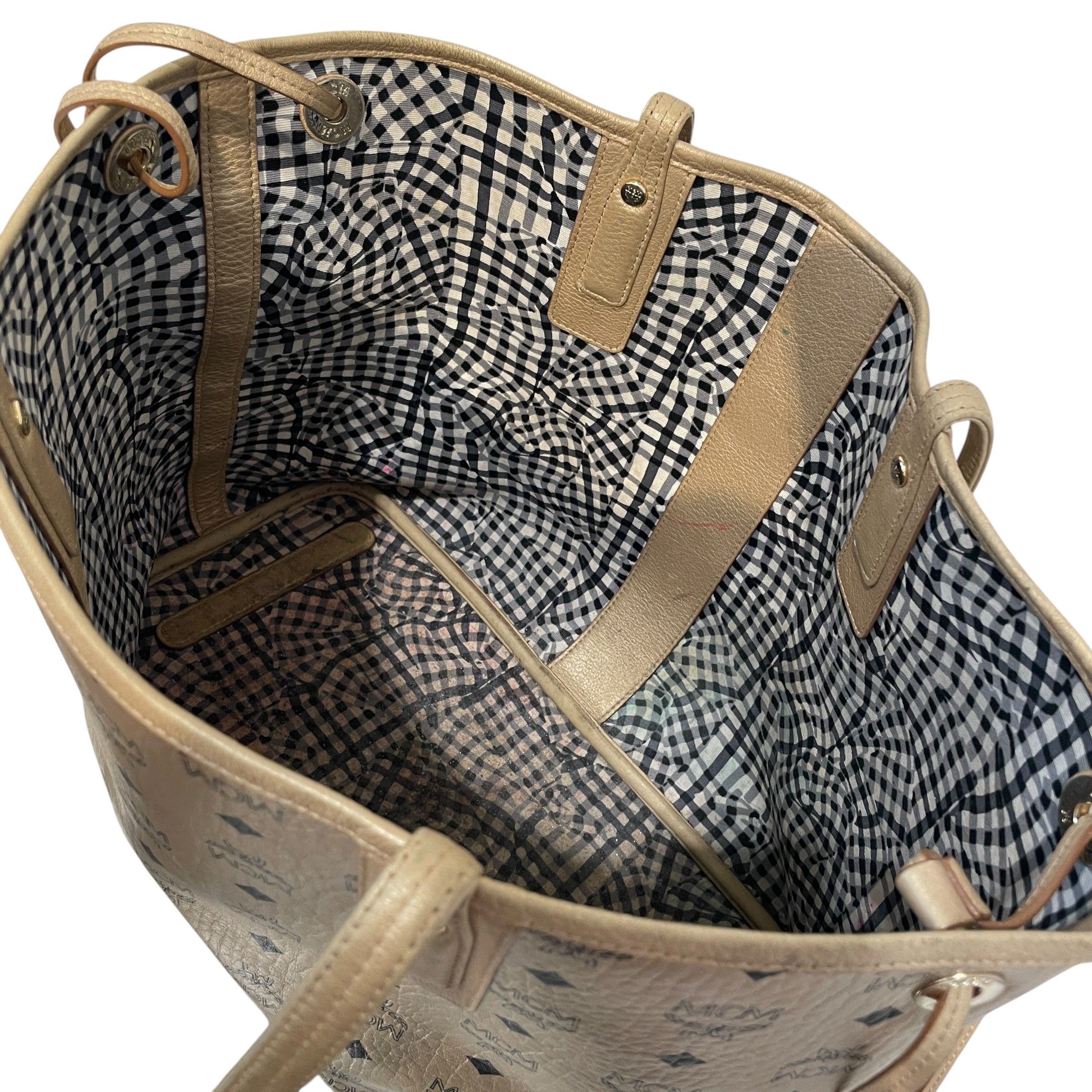 MCM/Tote Bag/Monogram/Leather/GLD/ view 4