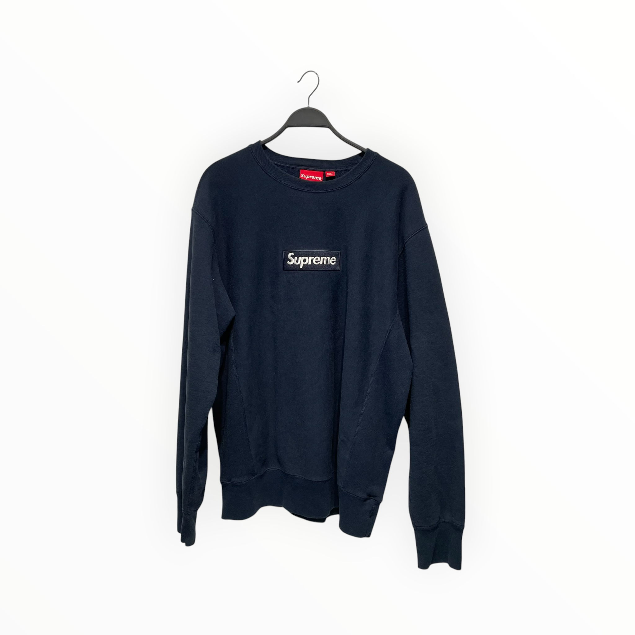Supreme/Sweatshirt/XL/Cotton/NVY/BOX LOGO view 1