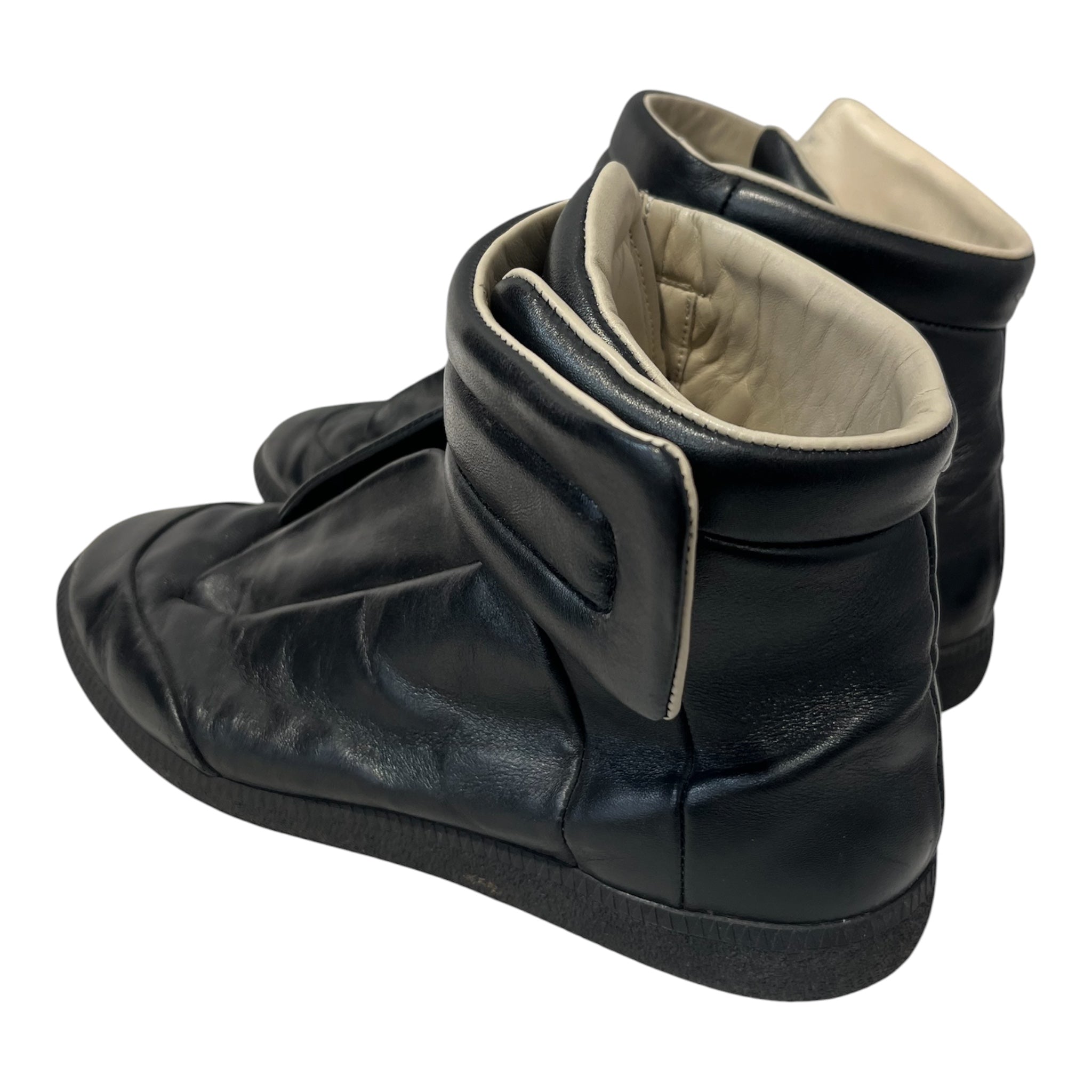 Maison Margiela/Hi-Sneakers/EU 45/Leather/BLK/FUTURES HIGH TOP view 2