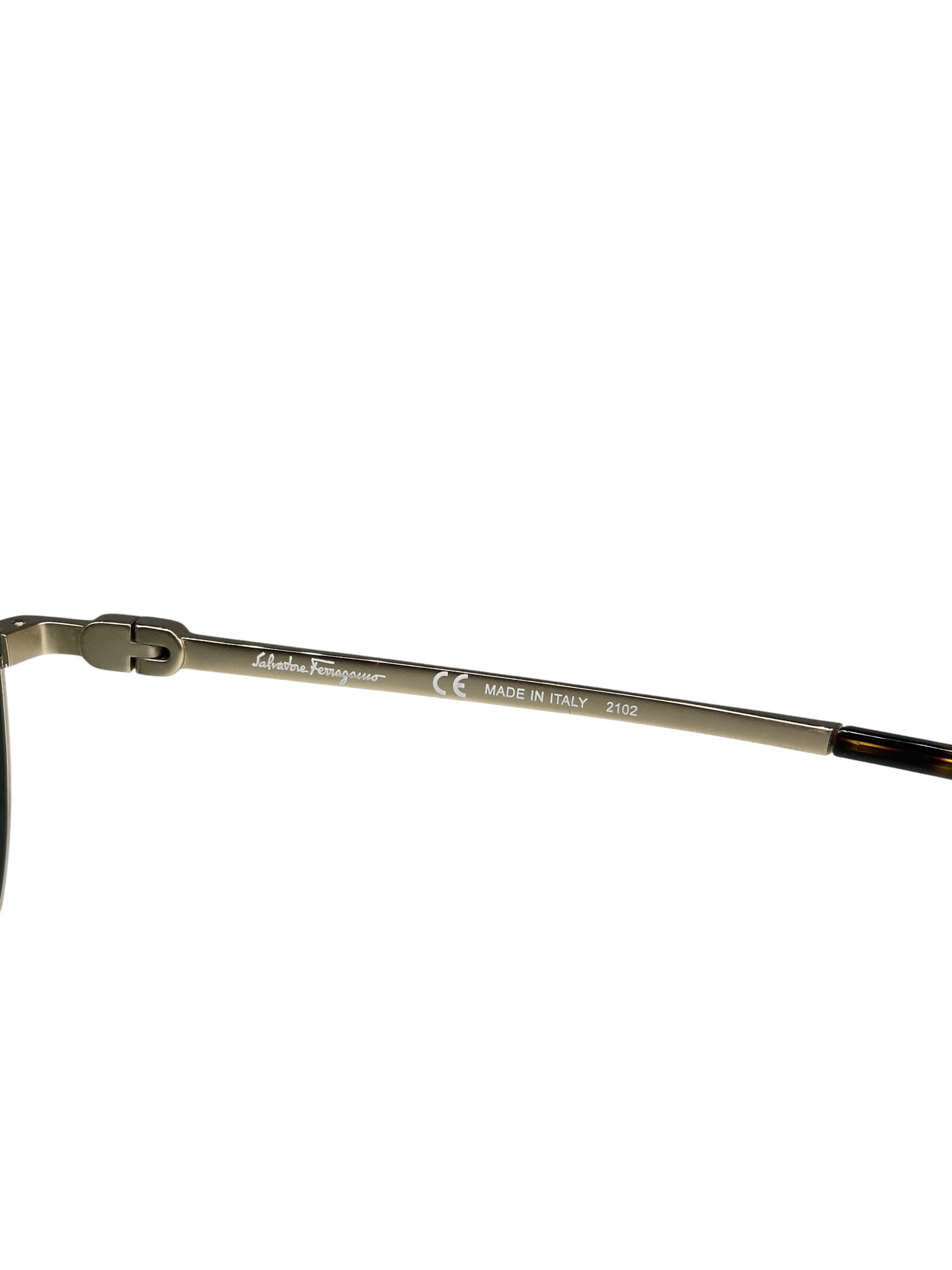 Salvatore Ferragamo/Sunglasses/Metal/CLR/M's/SF158S 717 AVIATOR view 4