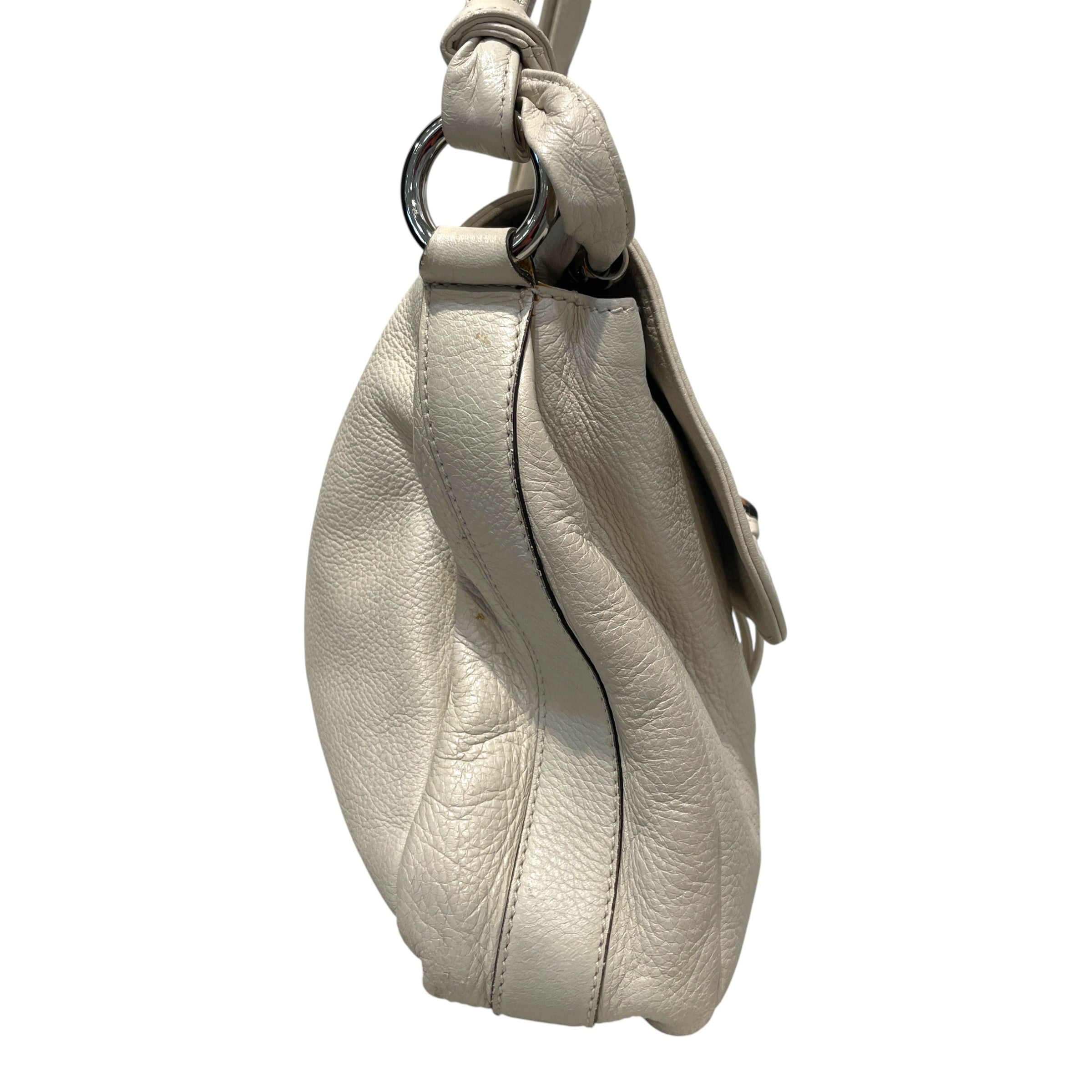 GUCCI/Cross Body Bag/Leather/CRM/Croisette Bamboo Jungle Bag view 4