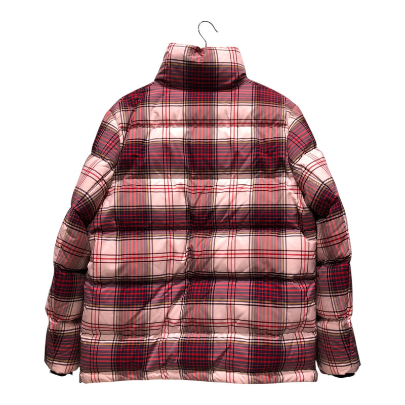 BURBERRY LONDON/Puffer Jkt/M/MLT/Plaid/red white plaid puffer