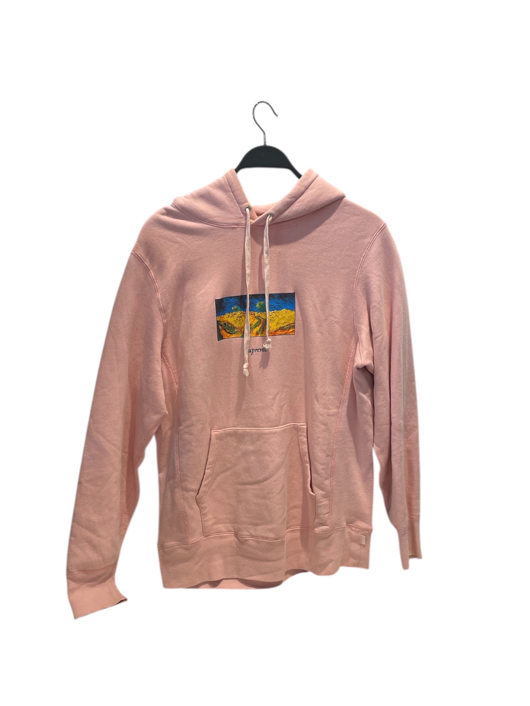 Supreme/Hoodie/M/Cotton/BEG/van gogh field view 1