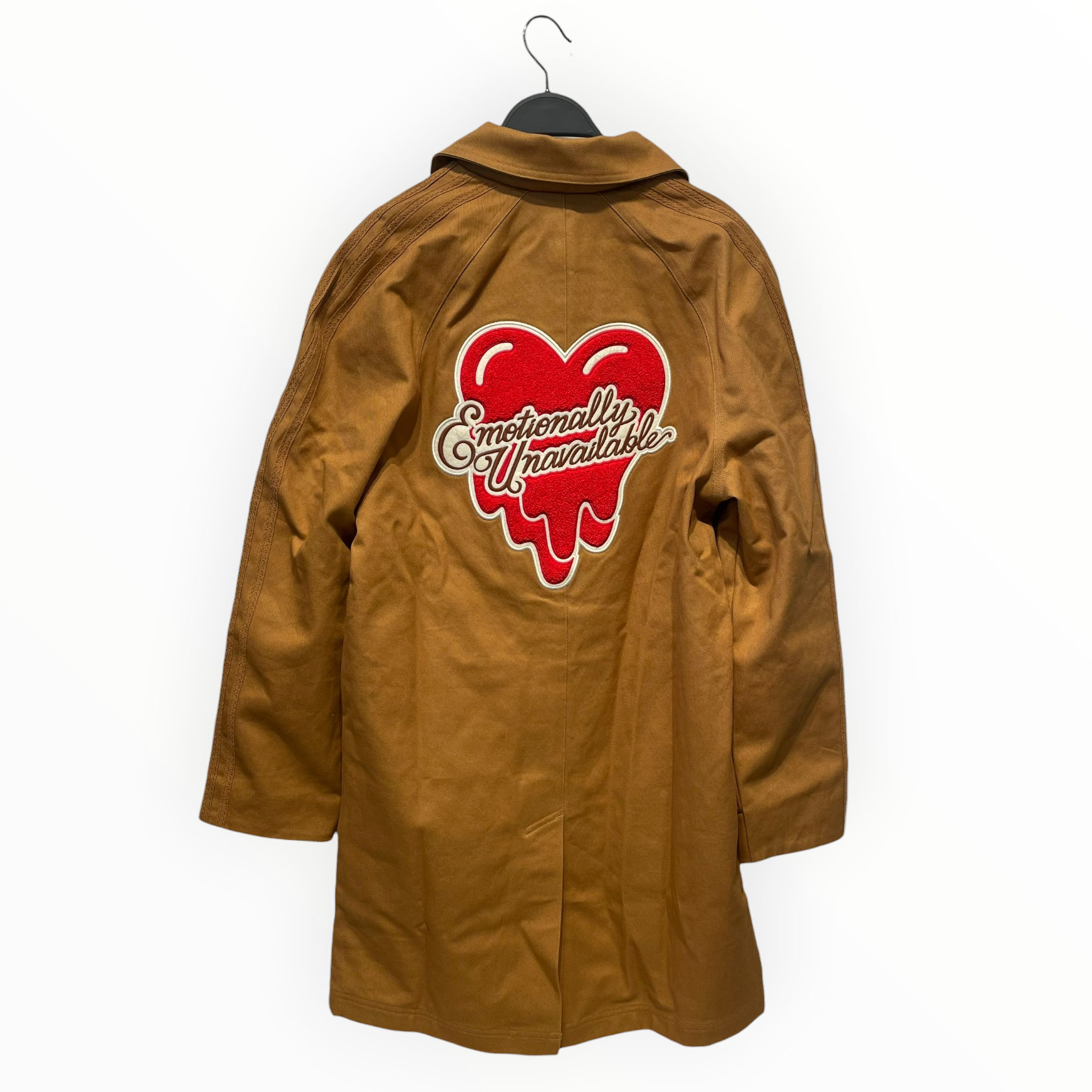 adidas/CLOT(CLOTAPPAREL)/Jacket/XXS/Cotton/GLD/Single Breasted/"EMOTIONALLY UNAVAIJLABLE" view 2