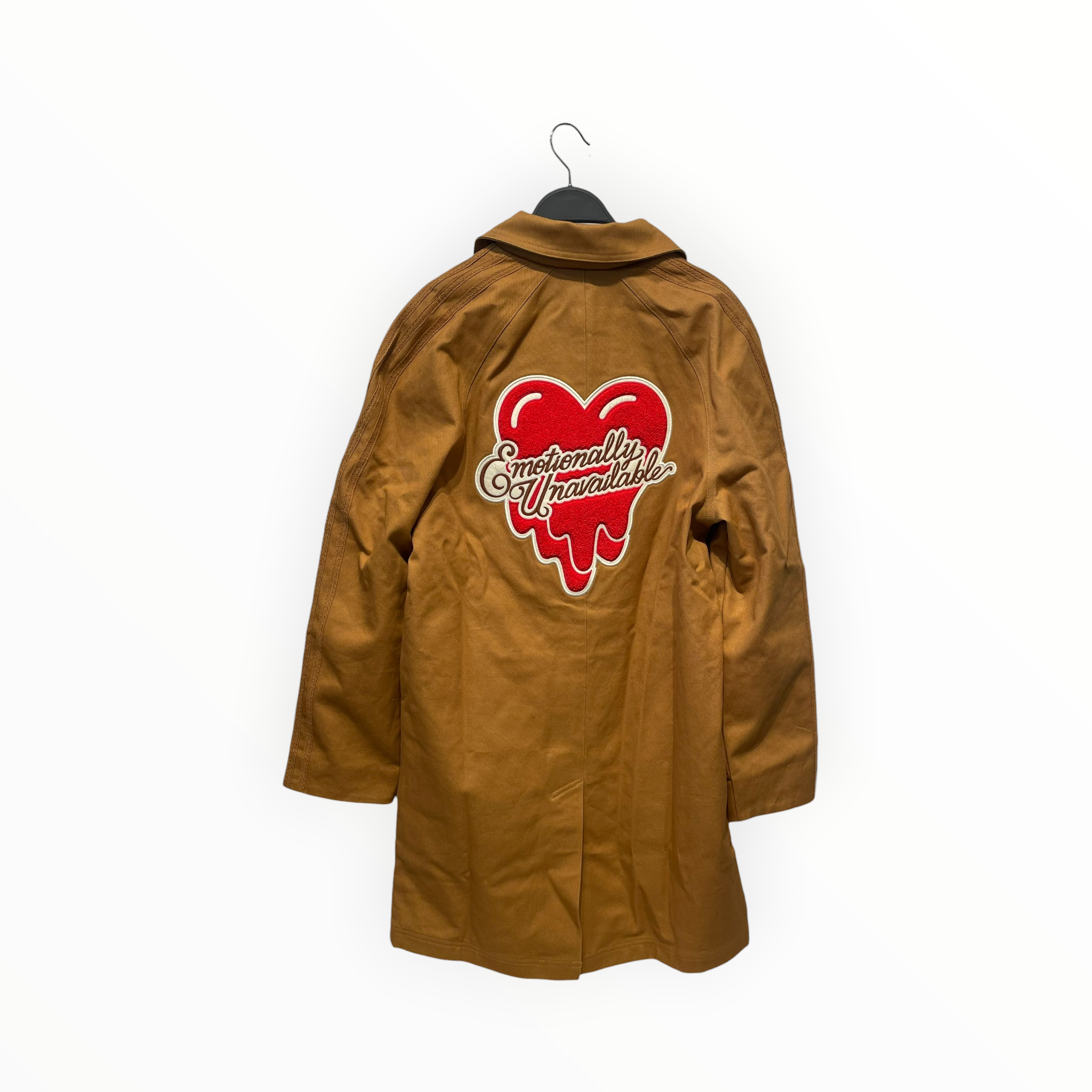 adidas/CLOT(CLOTAPPAREL)/Jacket/XXS/Cotton/GLD/Single Breasted/"EMOTIONALLY UNAVAIJLABLE" view 2