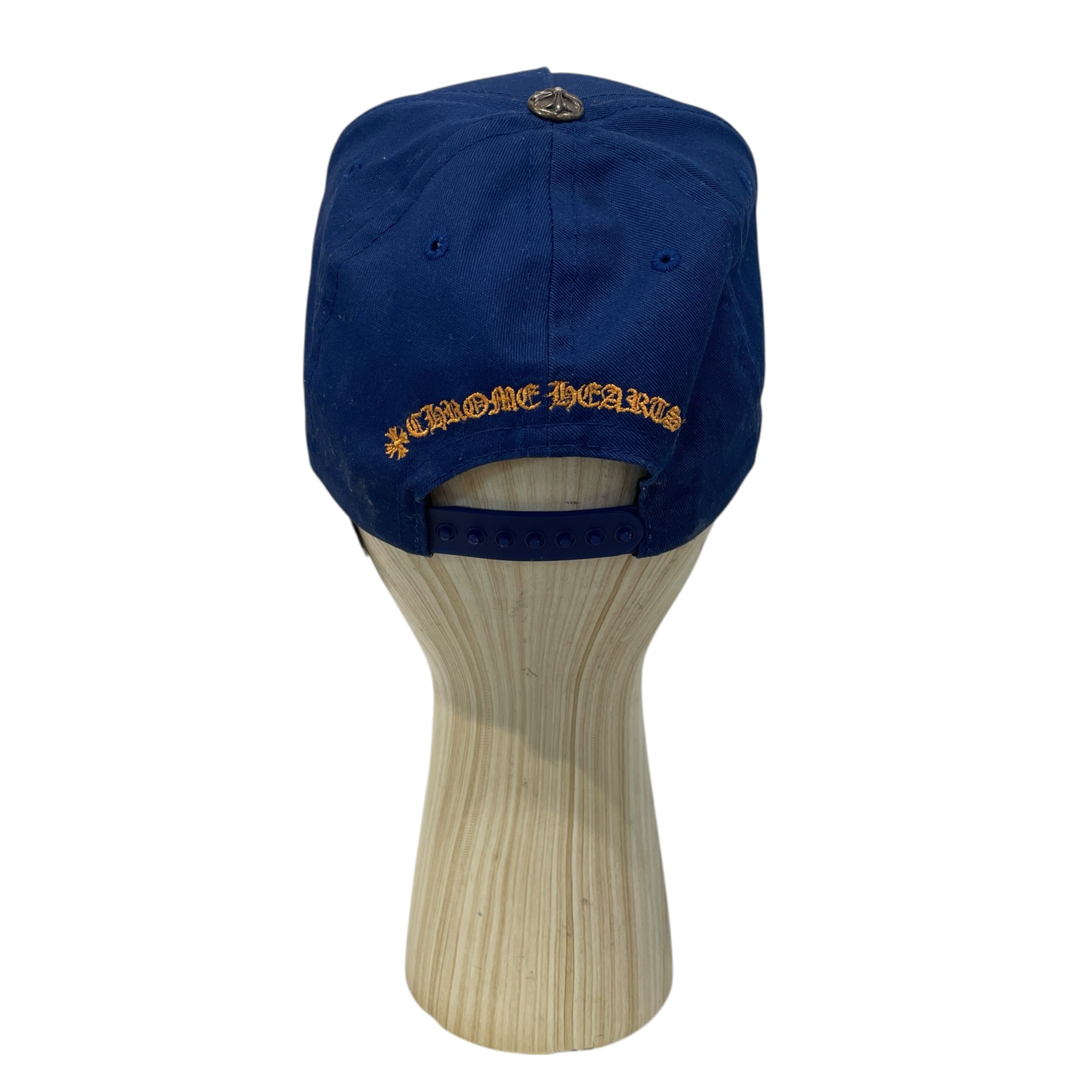 CHROME HEARTS/Cap/OS/Polyester/NVY/M's/baseball cap in blue/orange view 2