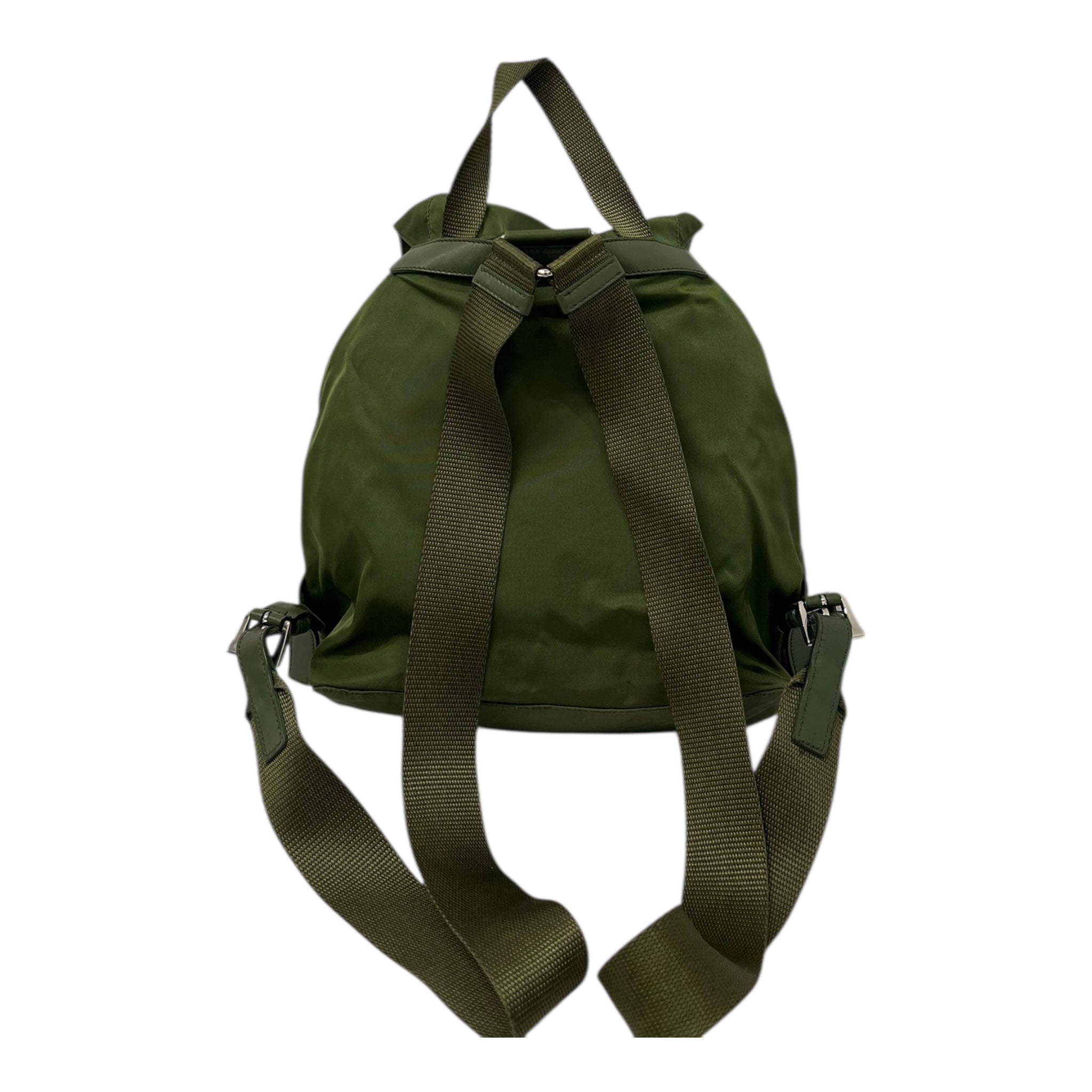 PRADA/Backpack/Nylon/GRN/104/MULTIPOCKET/SILVER HARDWAR view 2
