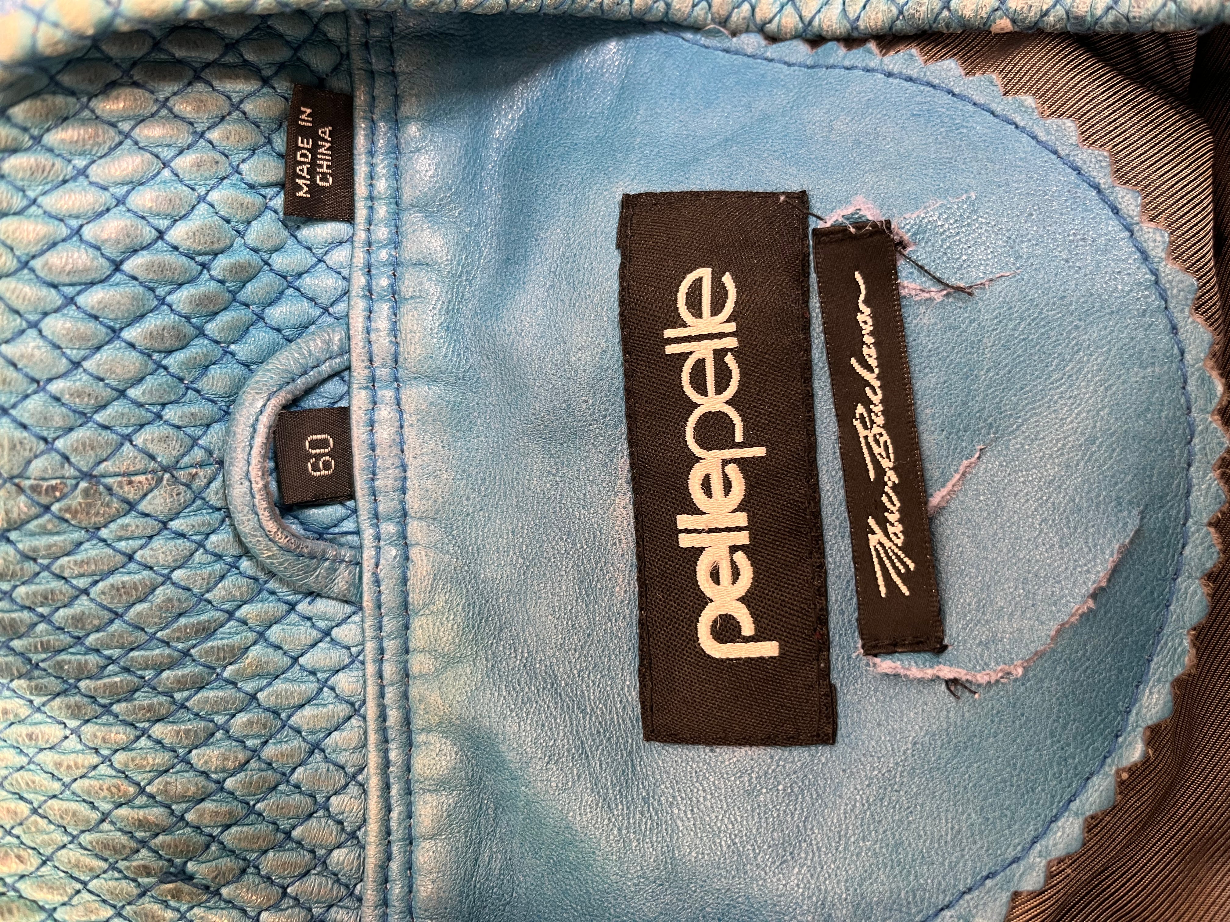 Pelle Pelle/Leather Jkt/XXL/Leather/BLU/TEAL view 3