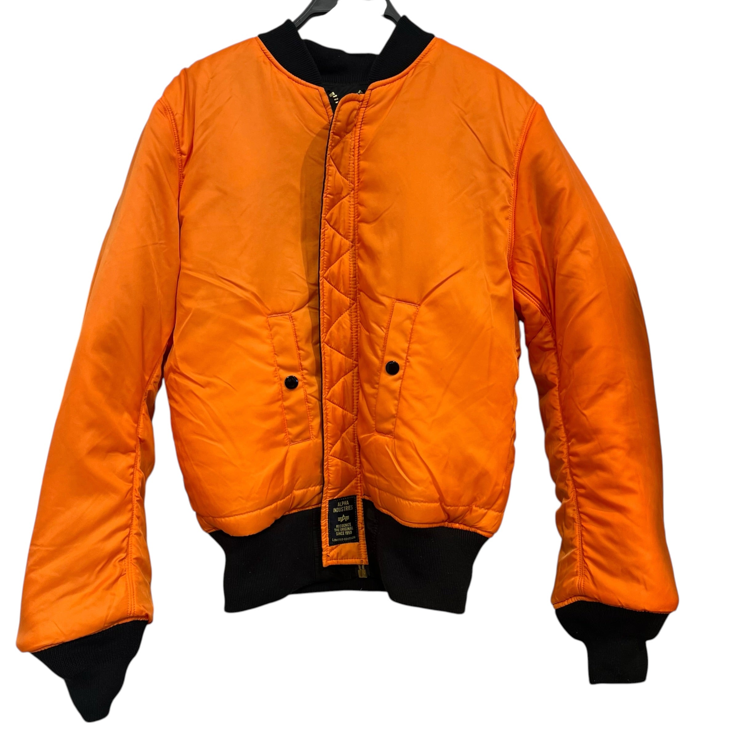 ALPHA INDUSTRIES/Jacket/M/Nylon/BLK/REVERSIBLE view 4
