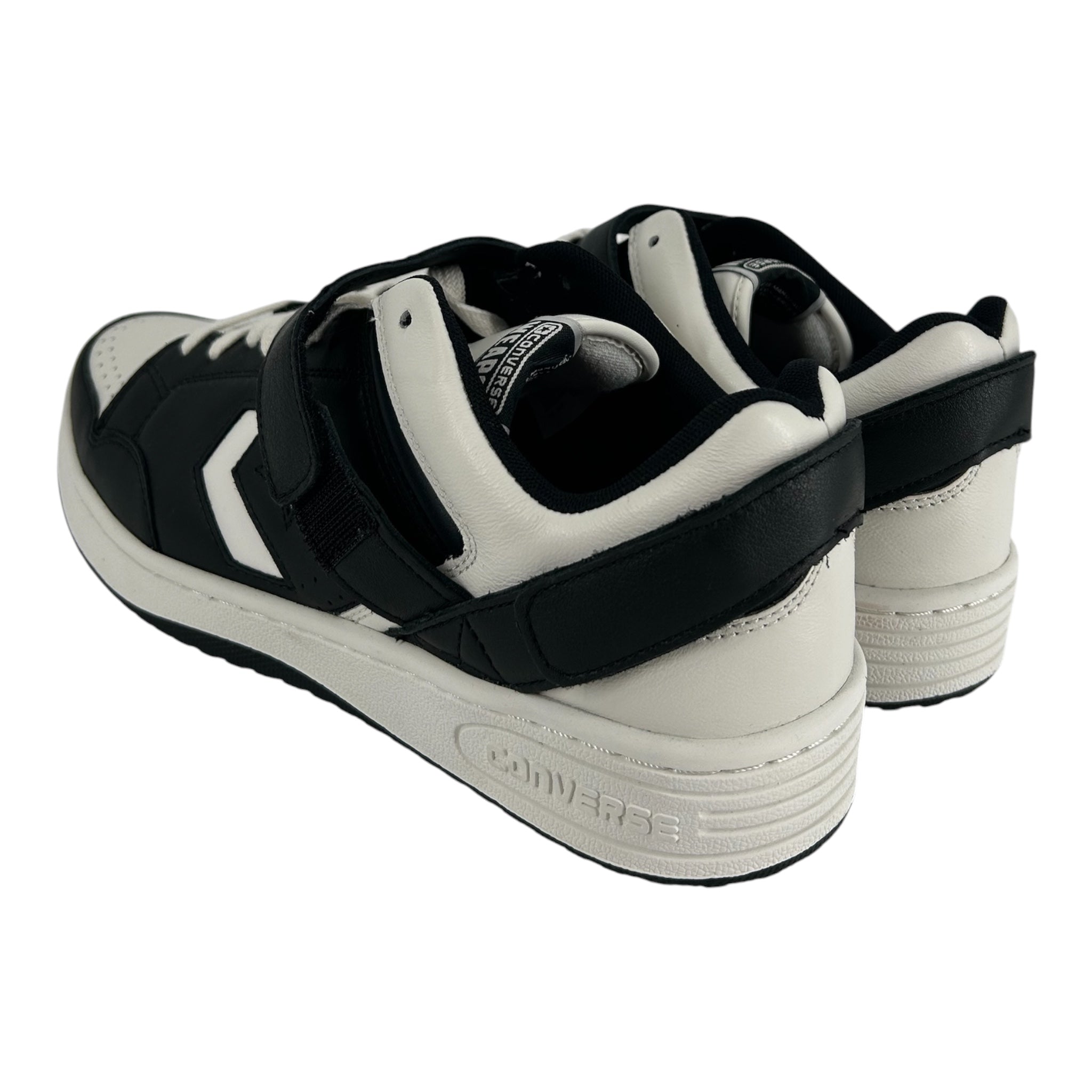 CONVERSE/Engineered Garments/Low-Sneakers/US 13/Leather/BLK/WEAPON STARP ACROSS view 2