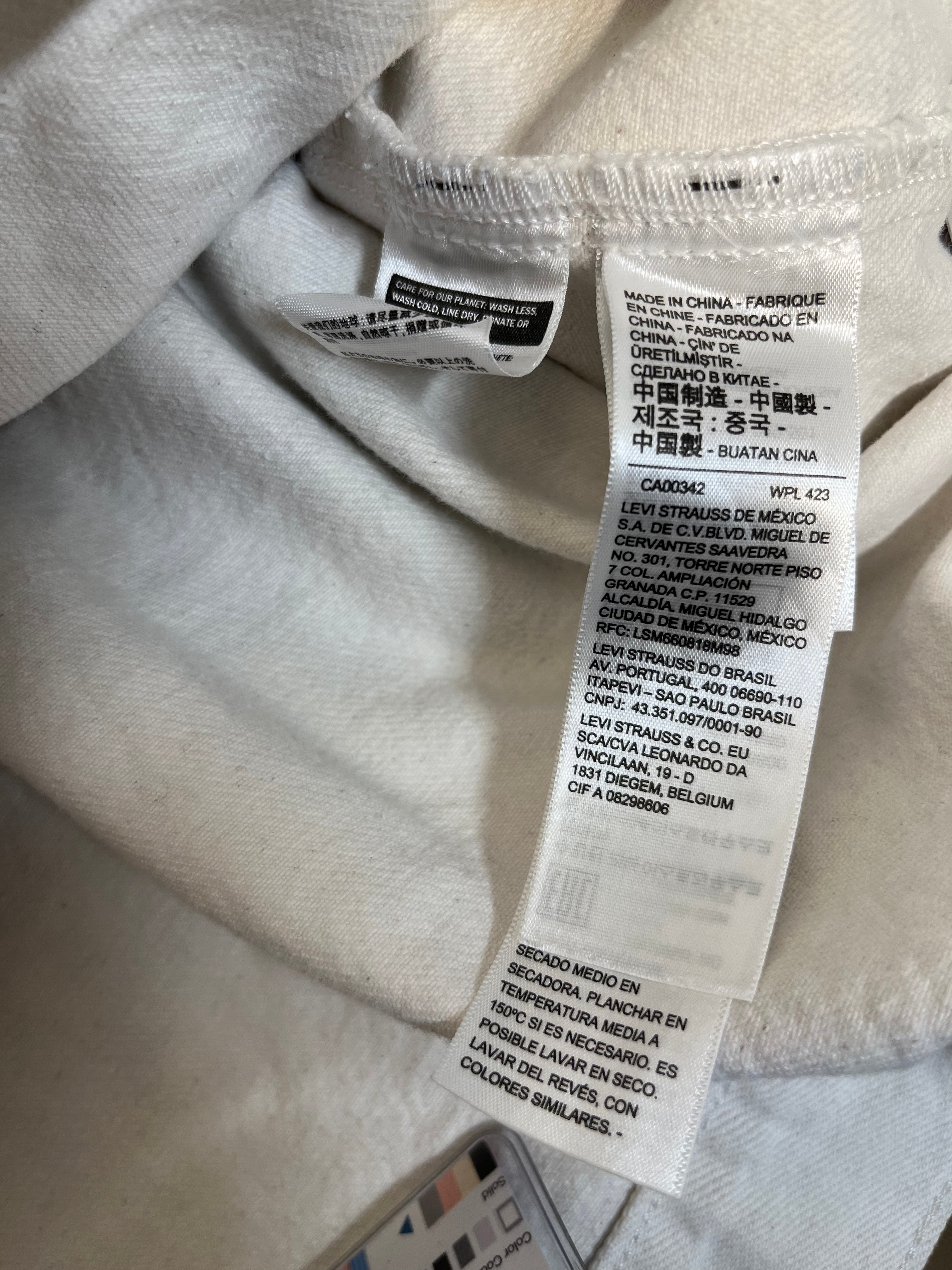 Levi's/DENIM TEARS/Denim Jkt/XL/Denim/WHT/All Over Print/ view 3