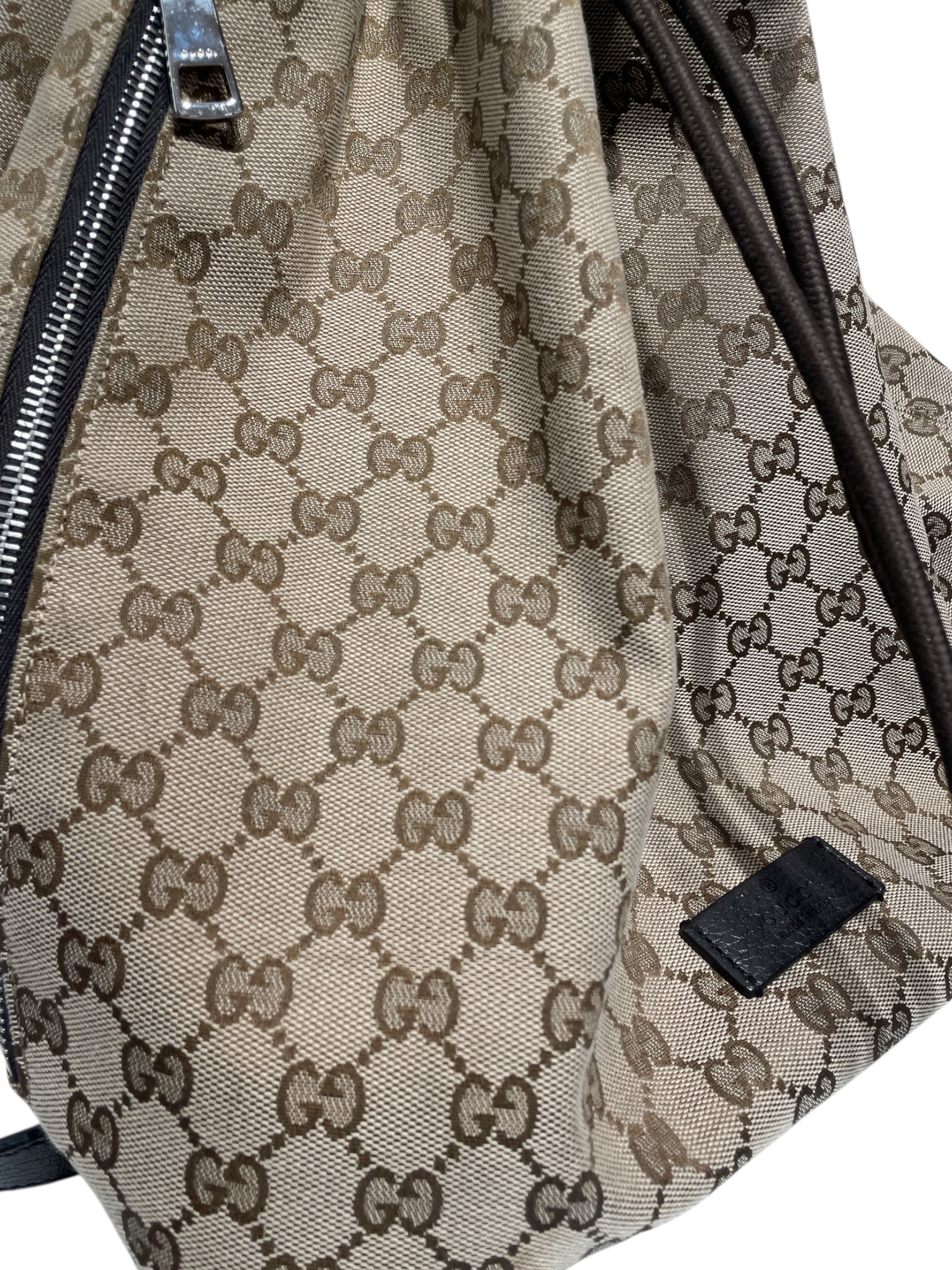 GUCCI/Backpack/Monogram/CML/Drawstring GG Canvas Backpack view 6