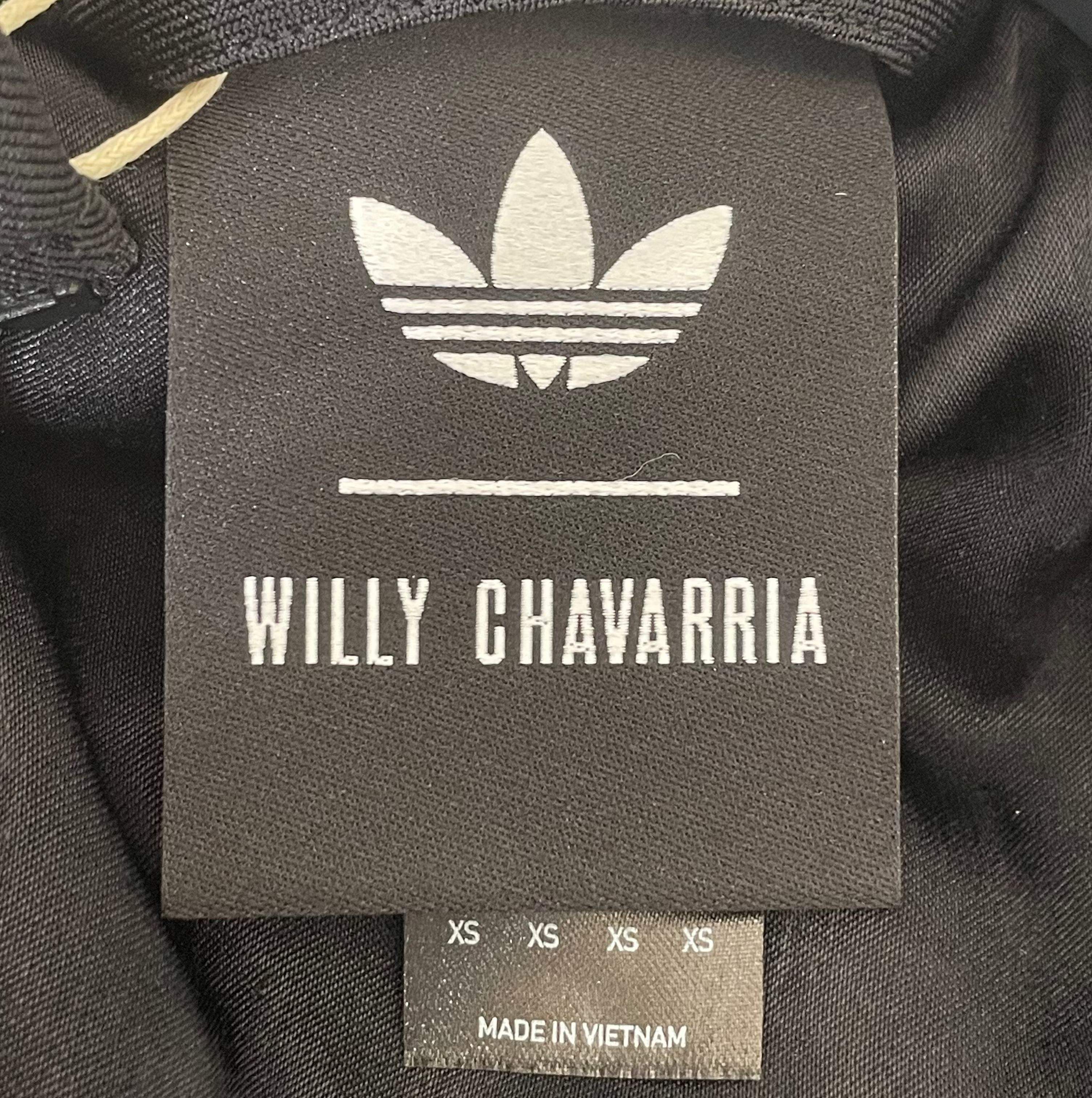 adidas/WILLY CHAVARRIA/Jacket/XS/Polyester/BLK/"FINE ATHLECTIC FASHIONS" view 3
