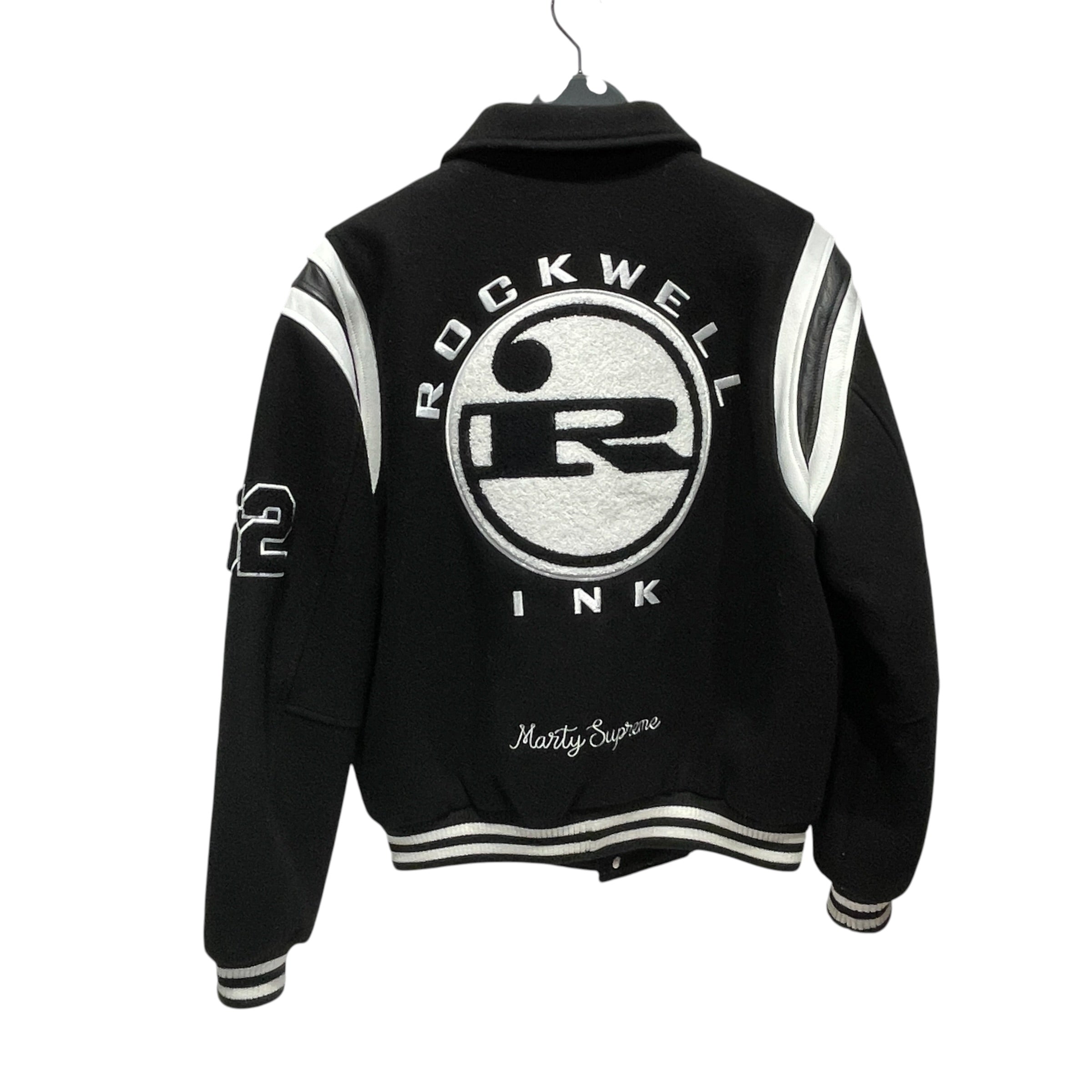 GOLF WANG/Jacket/S/Wool/BLK/MARTYY SUPREME VARSITY view 2