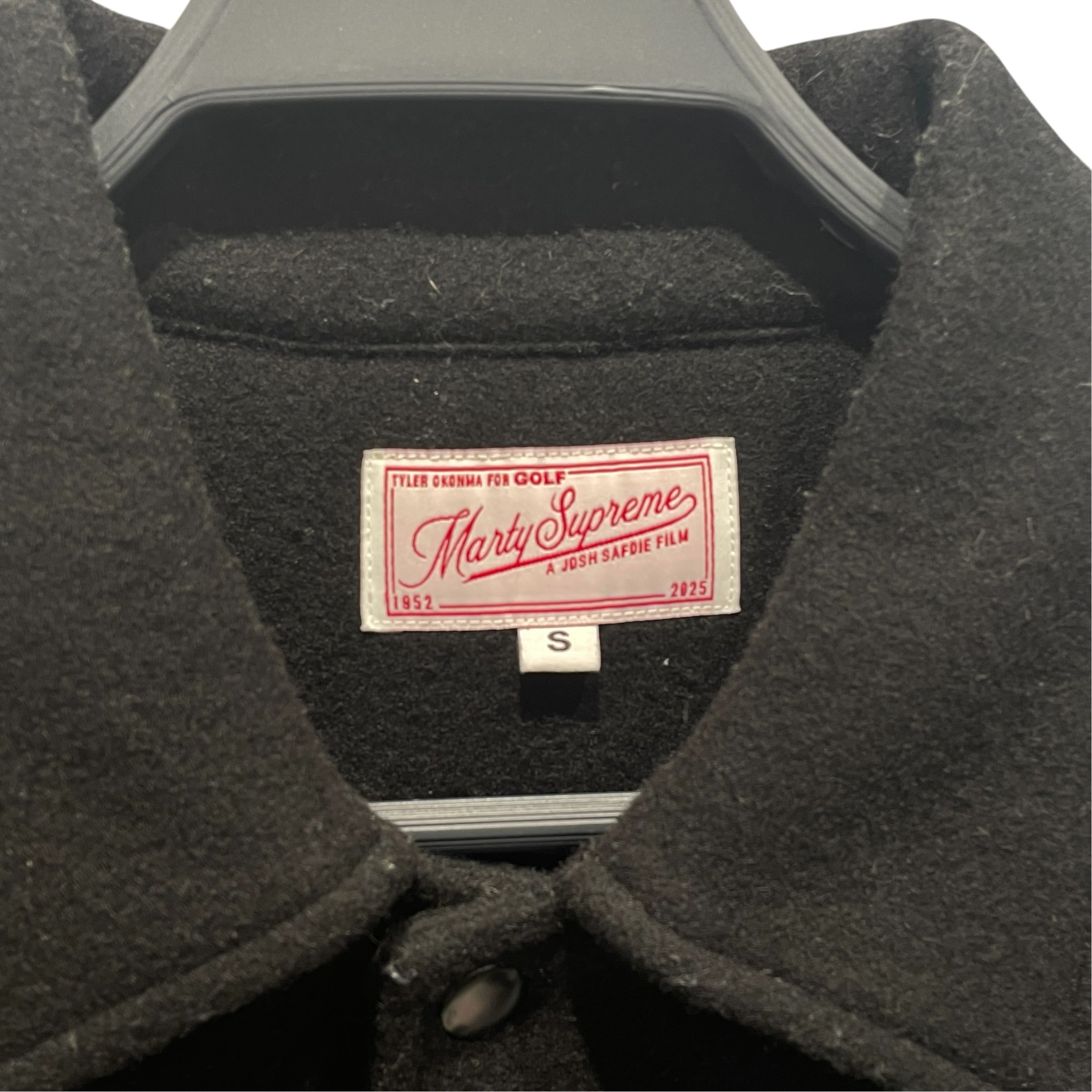 GOLF WANG/Jacket/S/Wool/BLK/MARTYY SUPREME VARSITY view 3