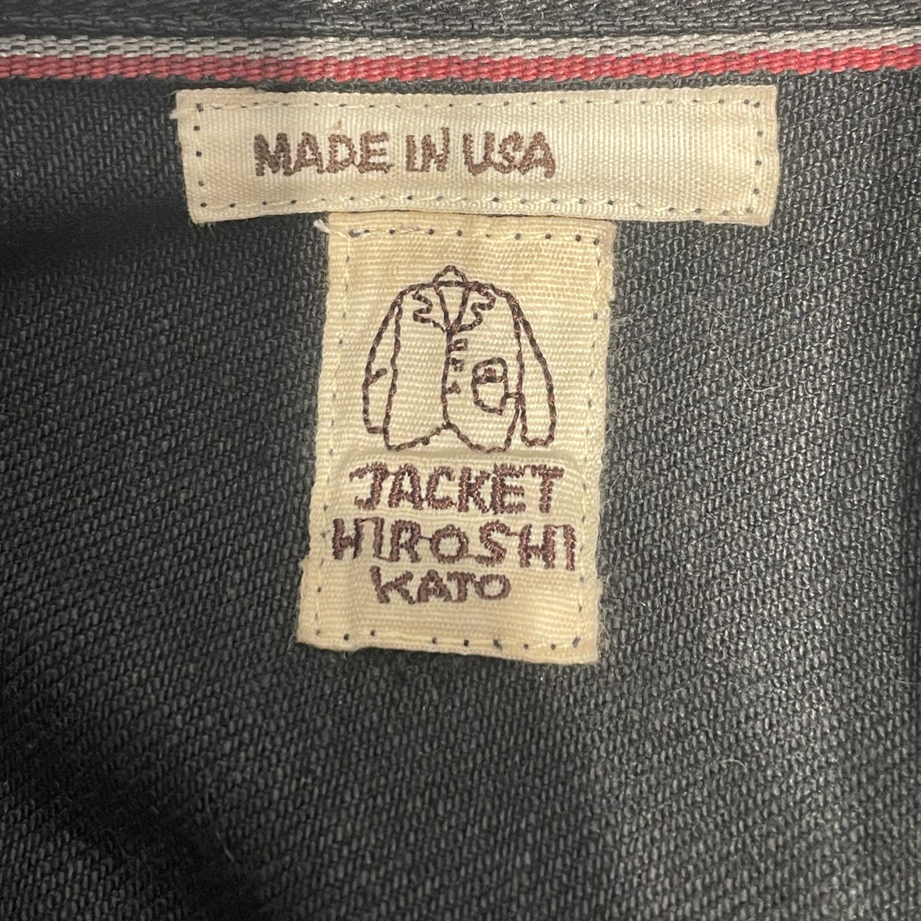 Hiroshi Kato/Denim Jkt/M/Denim/BLK/WAXED DENIM JACKET view 3