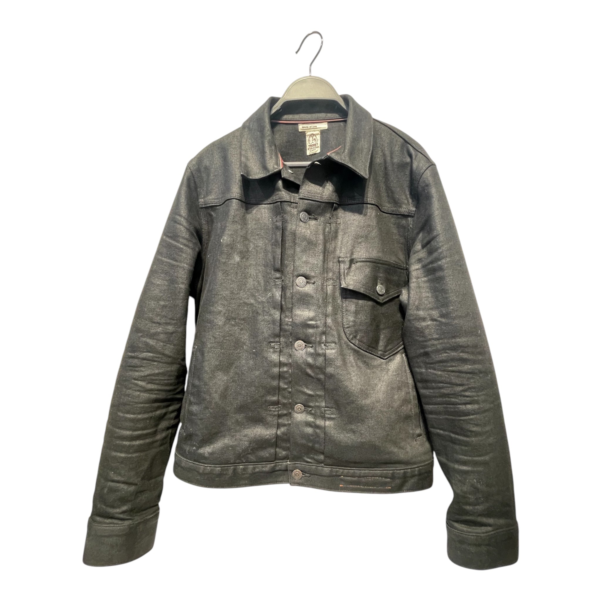 Hiroshi Kato/Denim Jkt/M/Denim/BLK/WAXED DENIM JACKET view 1